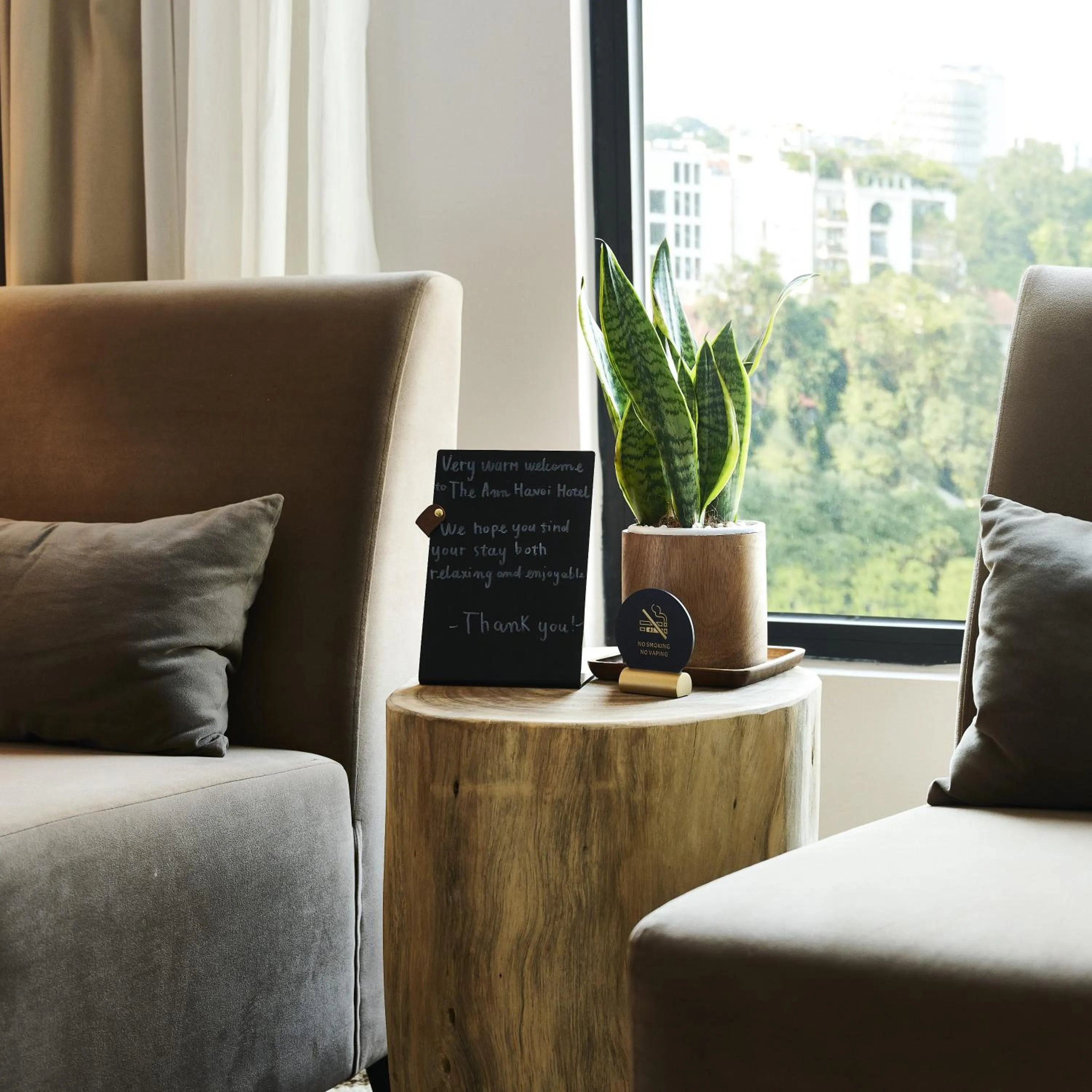 Seating area in The Ann Hanoi Hotel & Spa