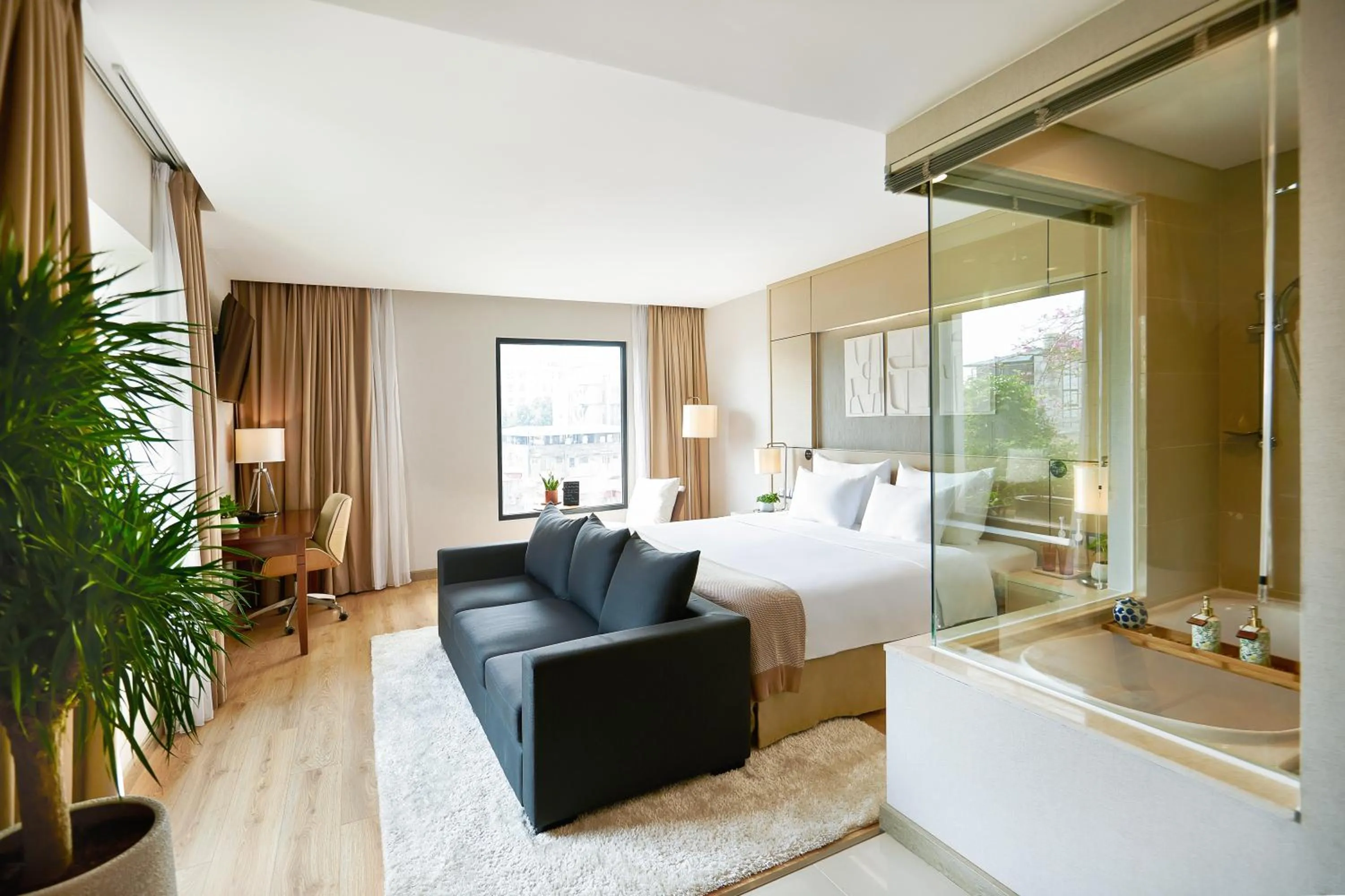 Photo of the whole room, Bed in The Ann Hanoi Hotel & Spa