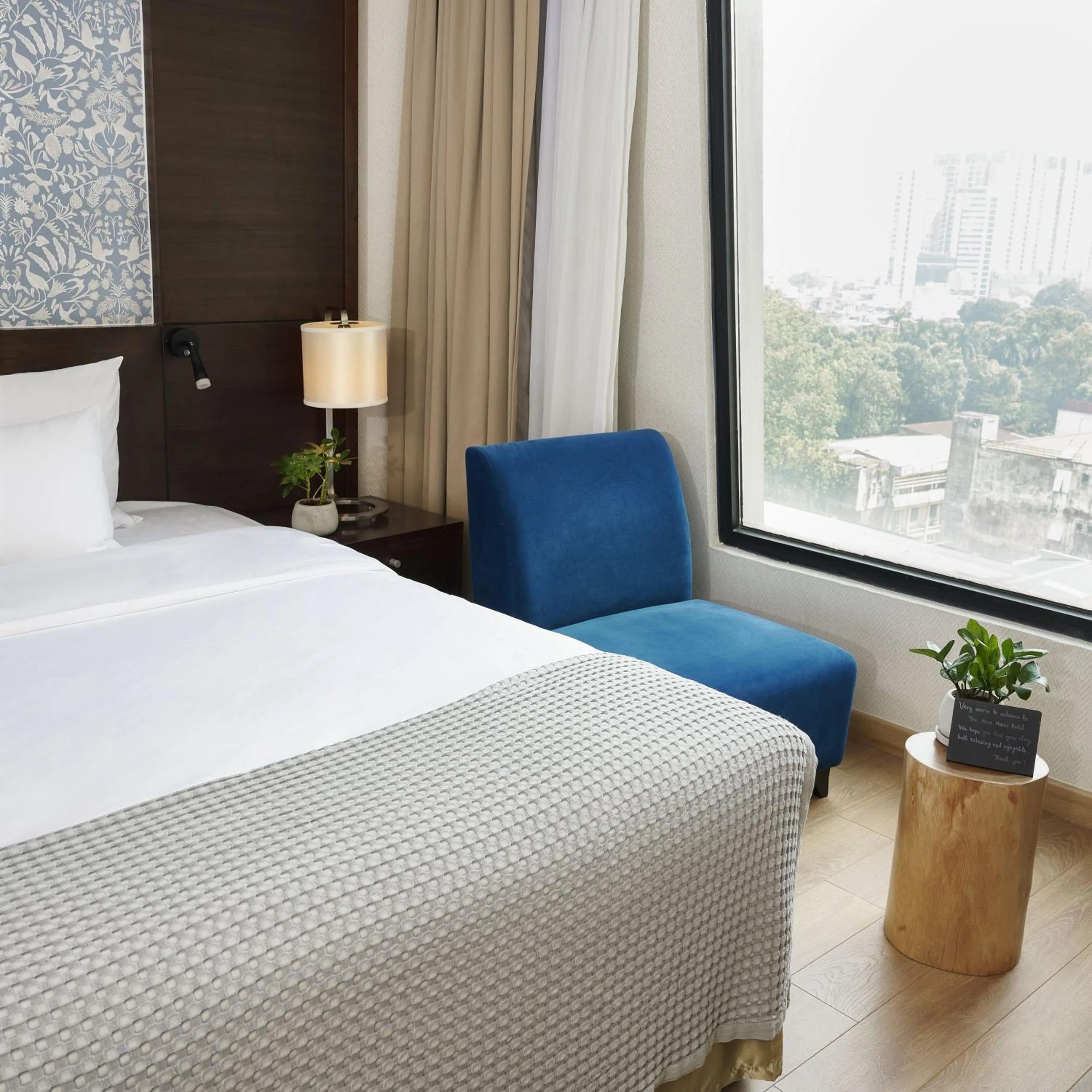 Bed in The Ann Hanoi Hotel & Spa