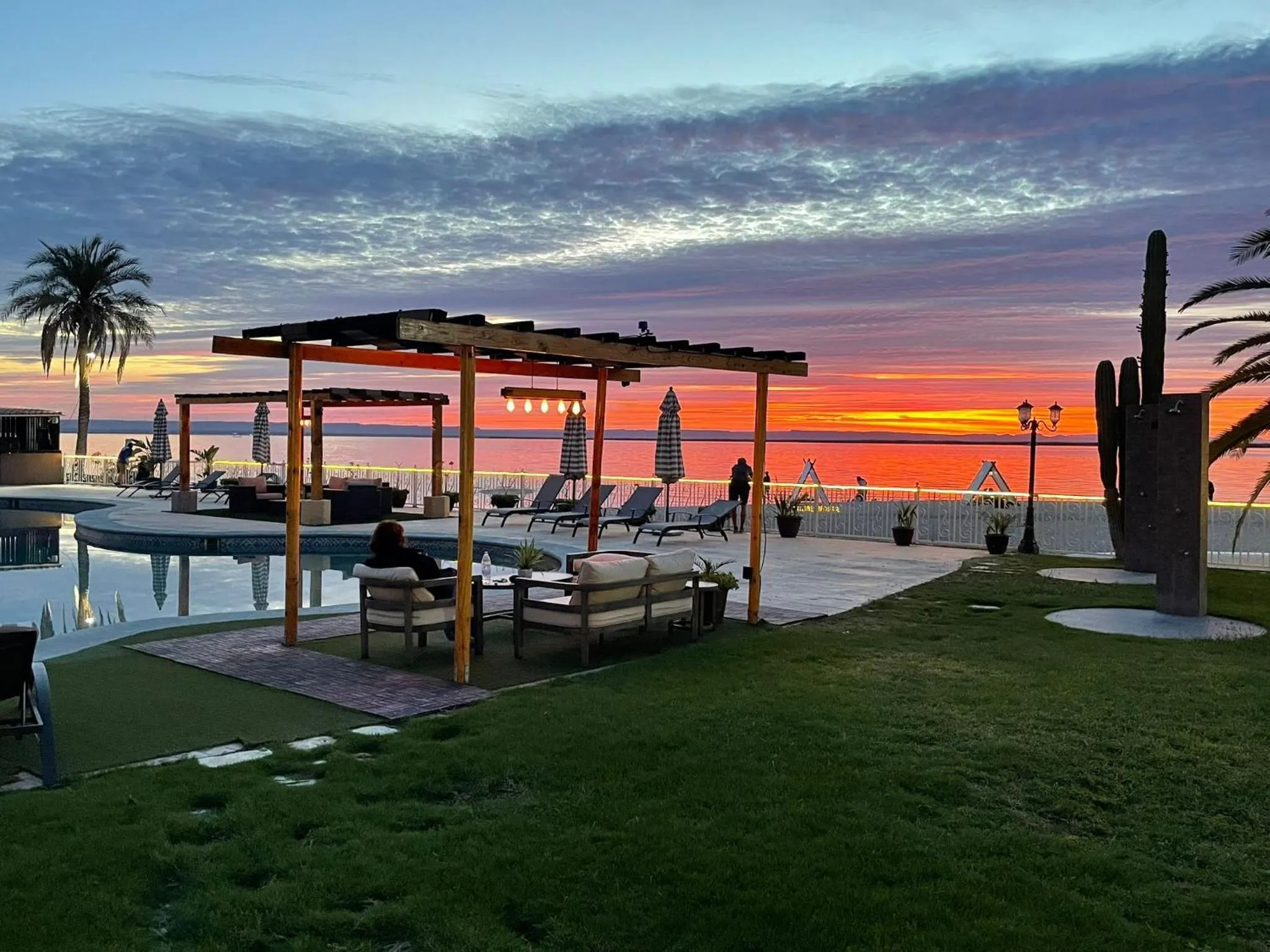 Swimming pool in La Posada Hotel Boutique