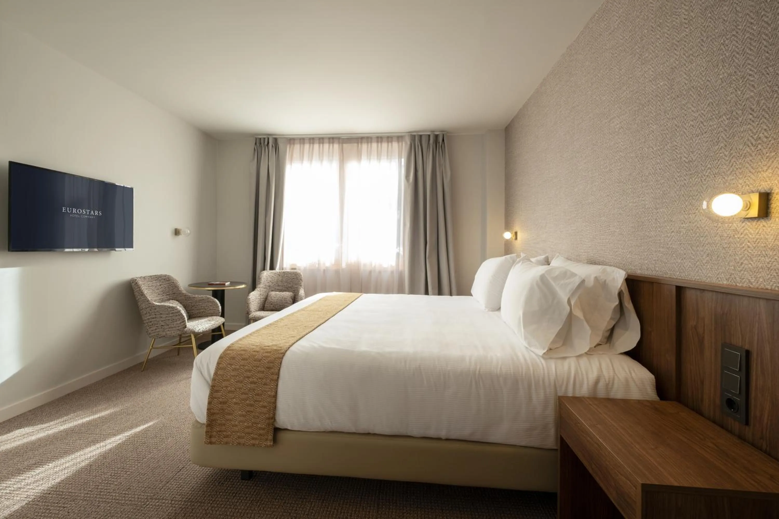 Bed in Eurostars La Pleta