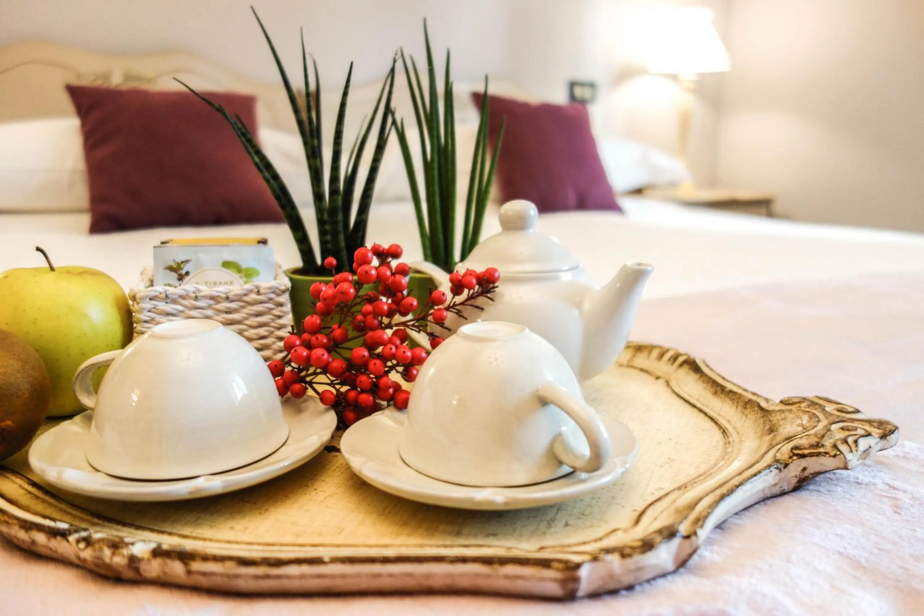 Decorative detail, Bed in Casa Aloe B&B