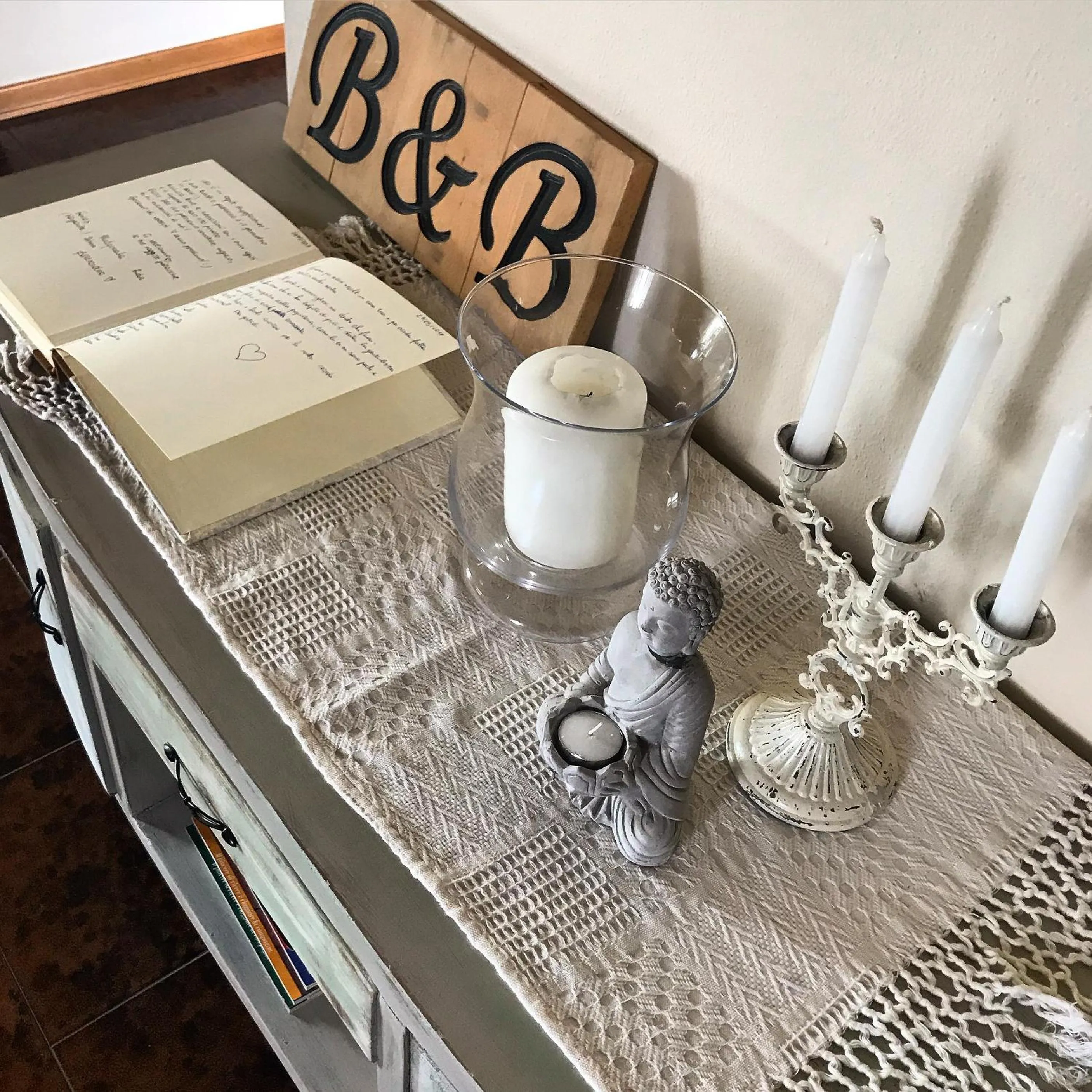 Decorative detail in Casa Aloe B&B