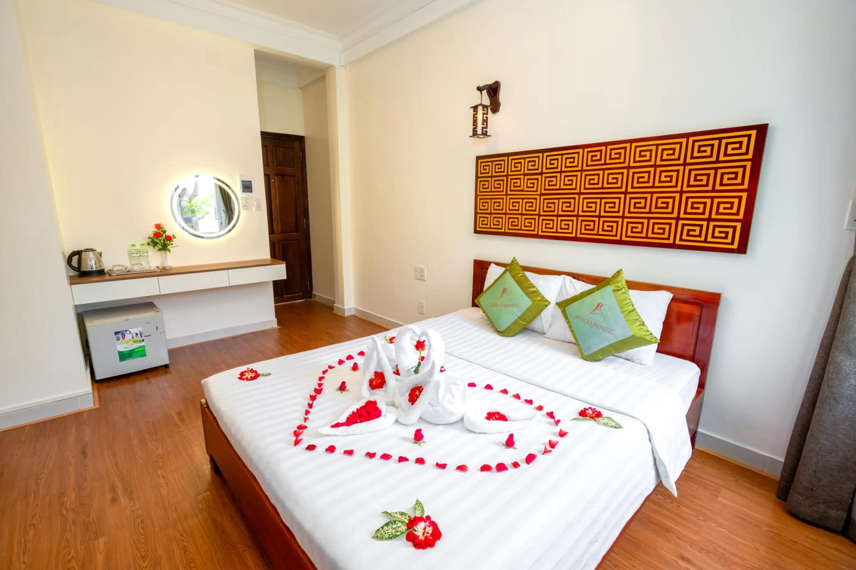 Bed in AMIGO HUE hotel