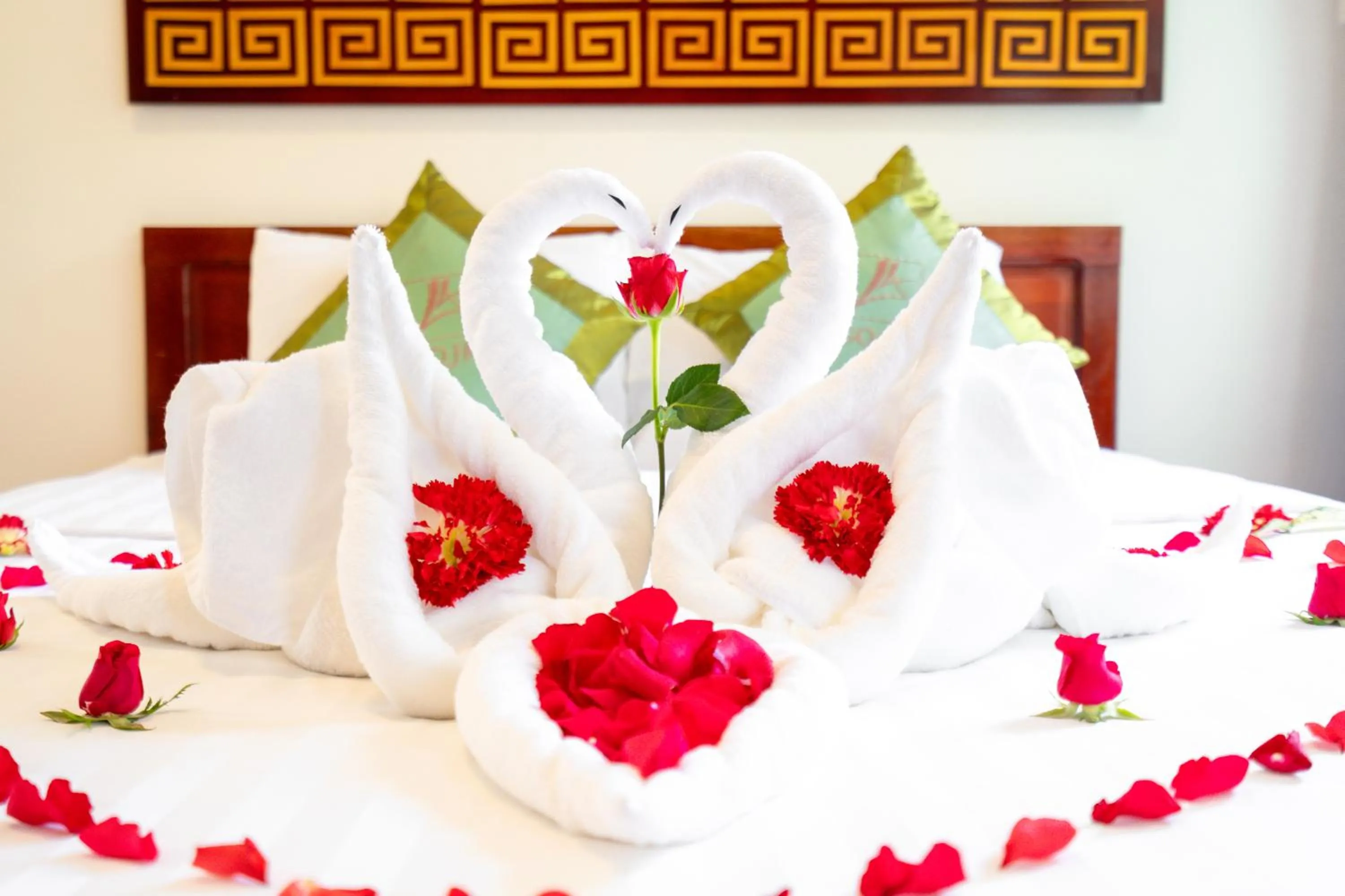 Bed in AMIGO HUE hotel