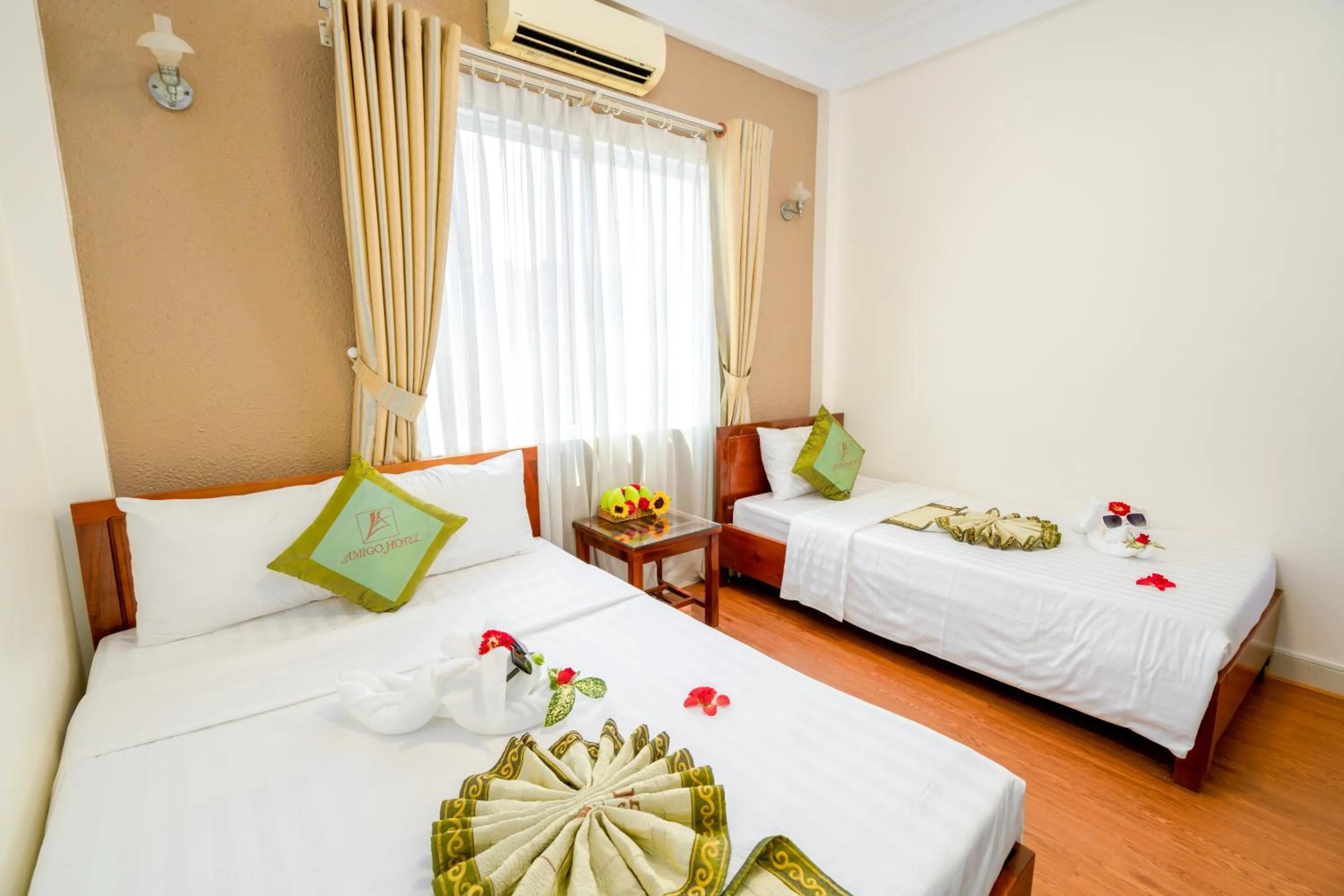 Bed in AMIGO HUE hotel