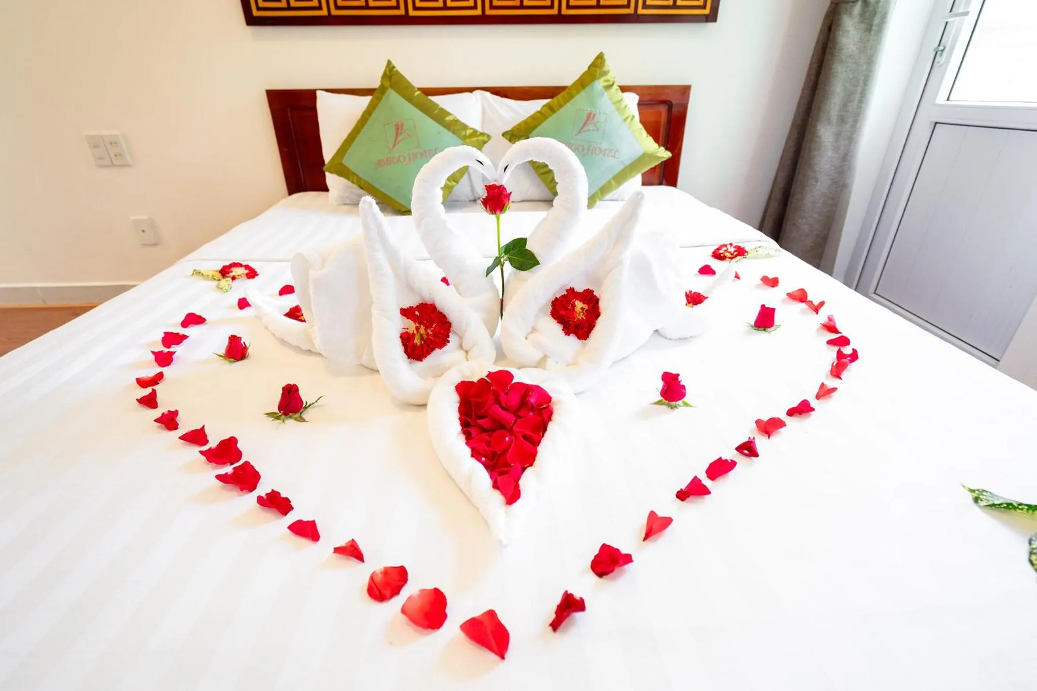 Bed in AMIGO HUE hotel