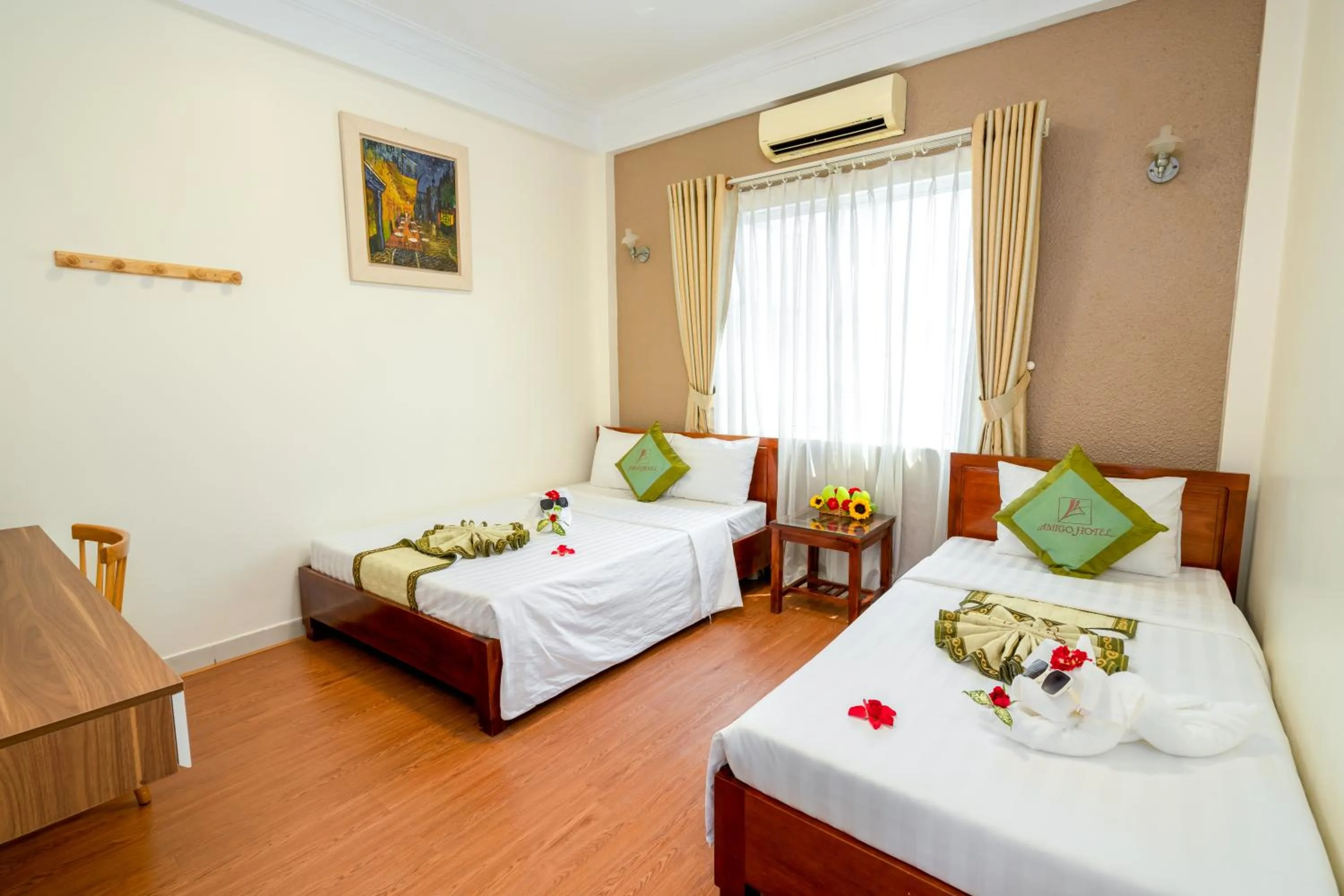 Bed in AMIGO HUE hotel