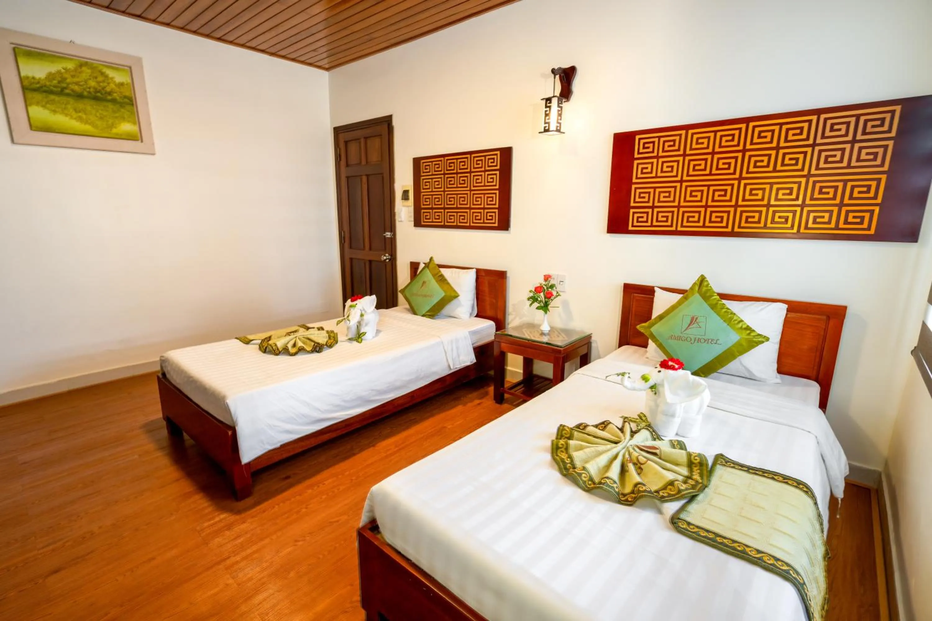 Bed in AMIGO HUE hotel