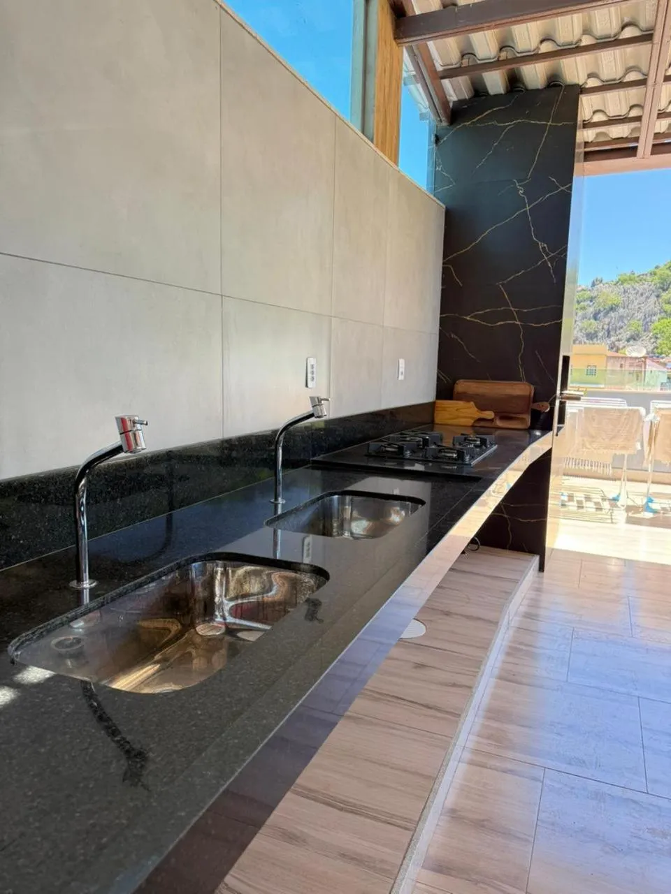 BBQ facilities in Hotel Grutta