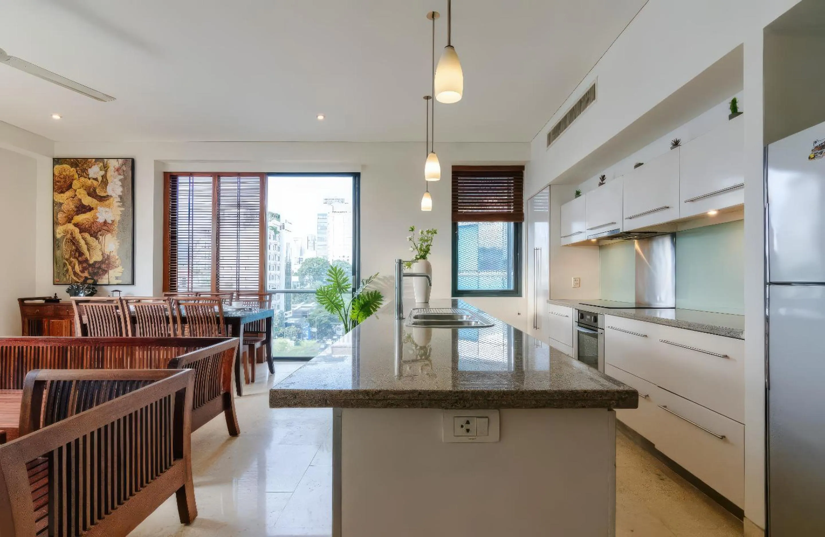 Kitchen or kitchenette in Avalon Saigon District 1 - Independence Palace