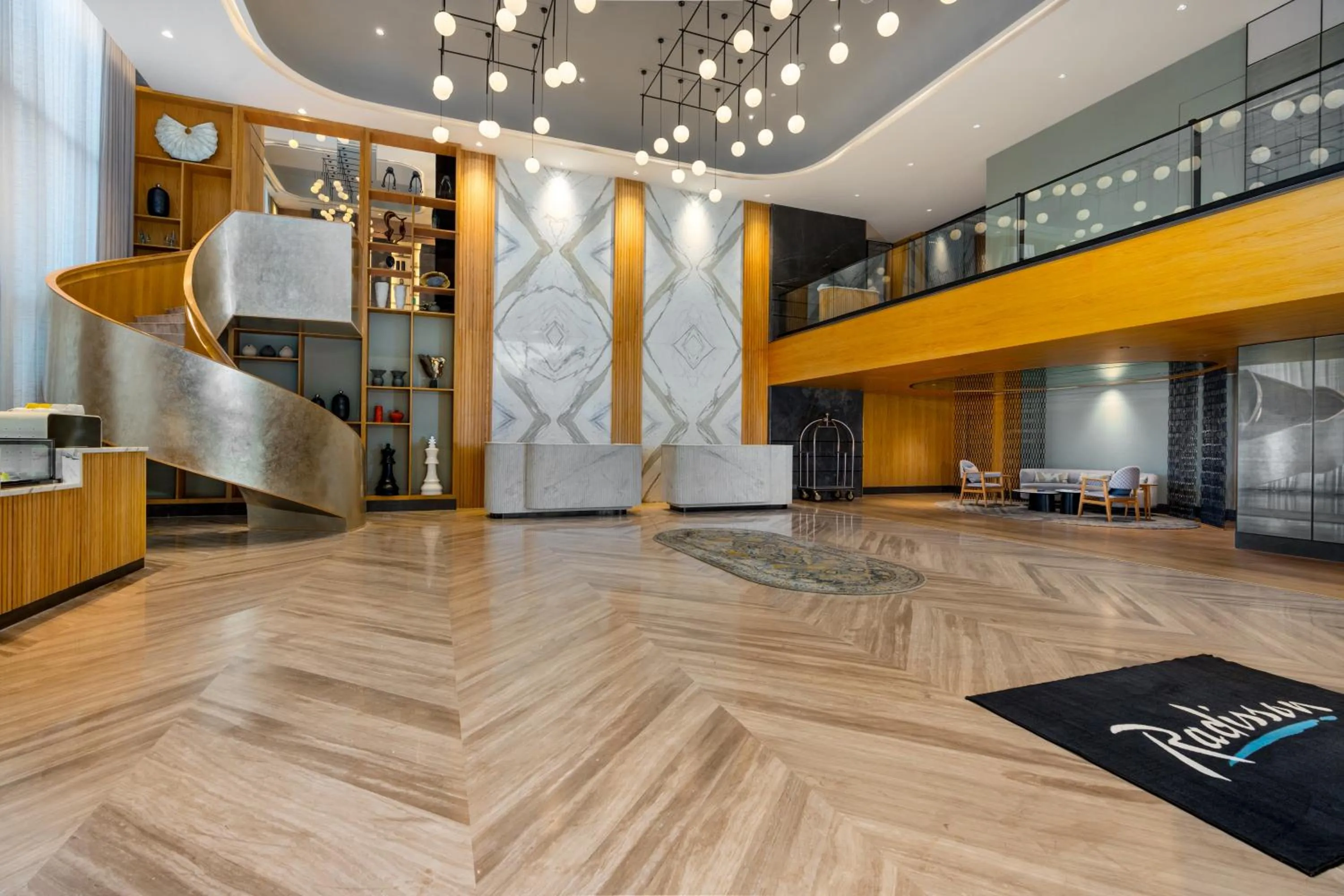 Lobby or reception in Radisson Hotel Prayagraj