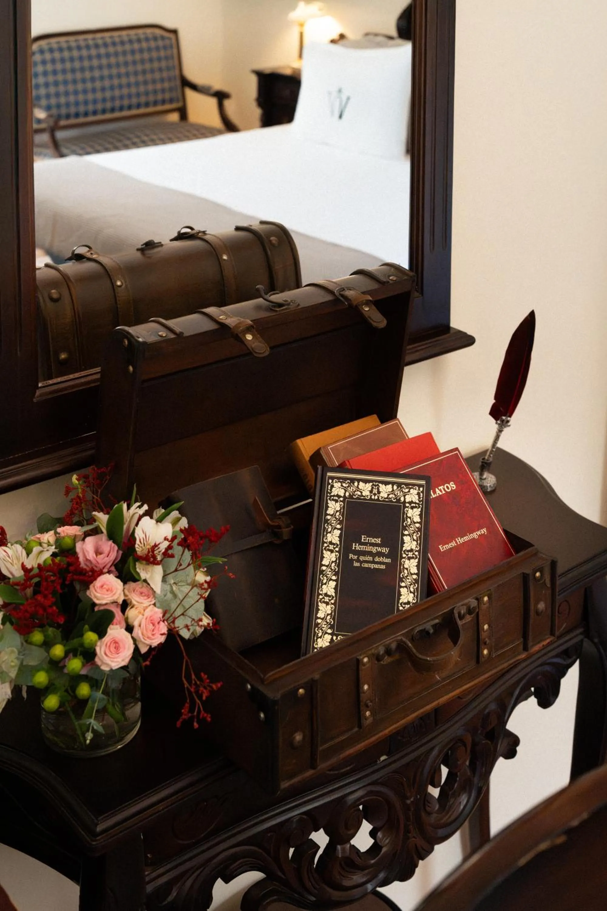 Bed in Hotel Palacio de Hemingway