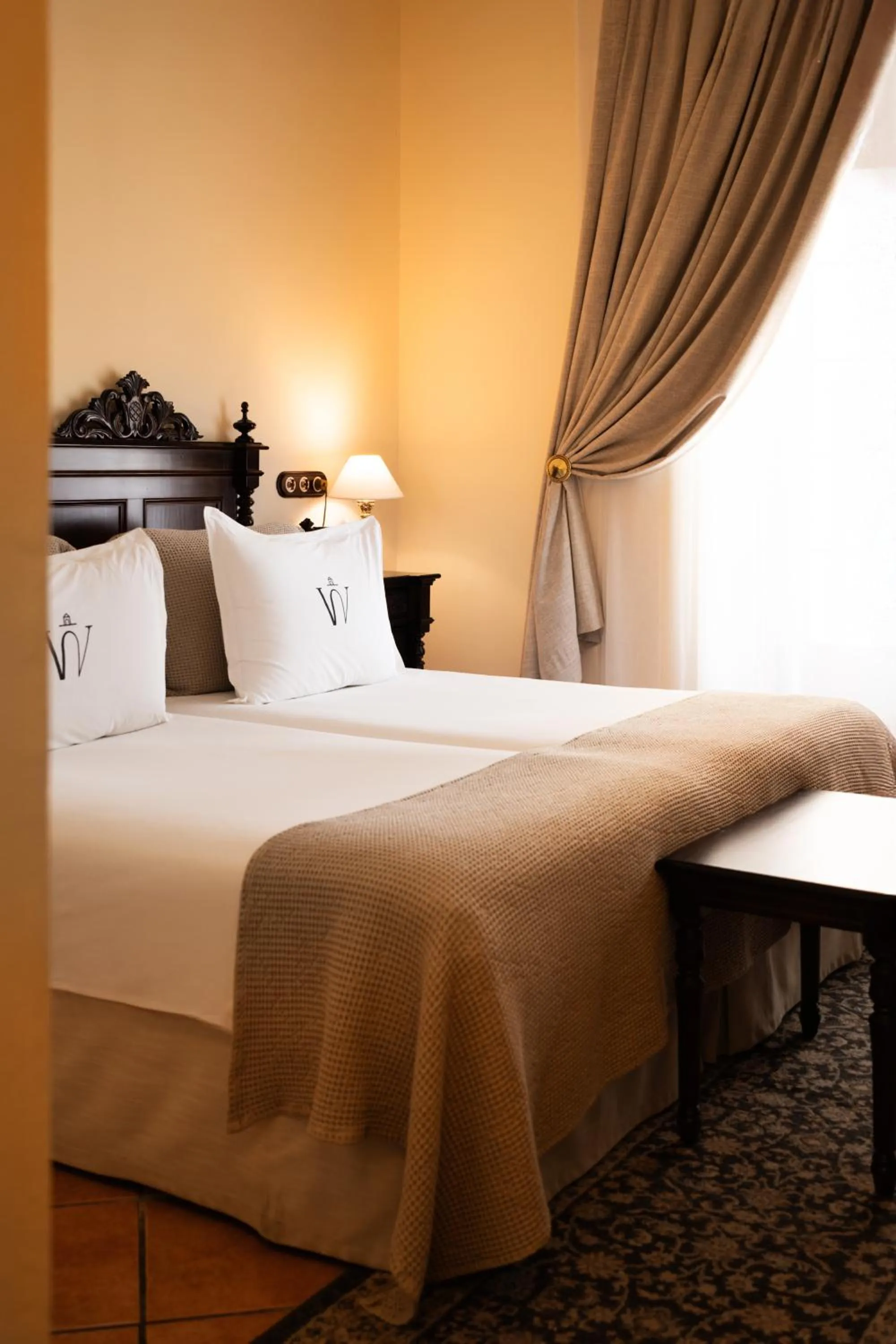 Bed in Hotel Palacio de Hemingway