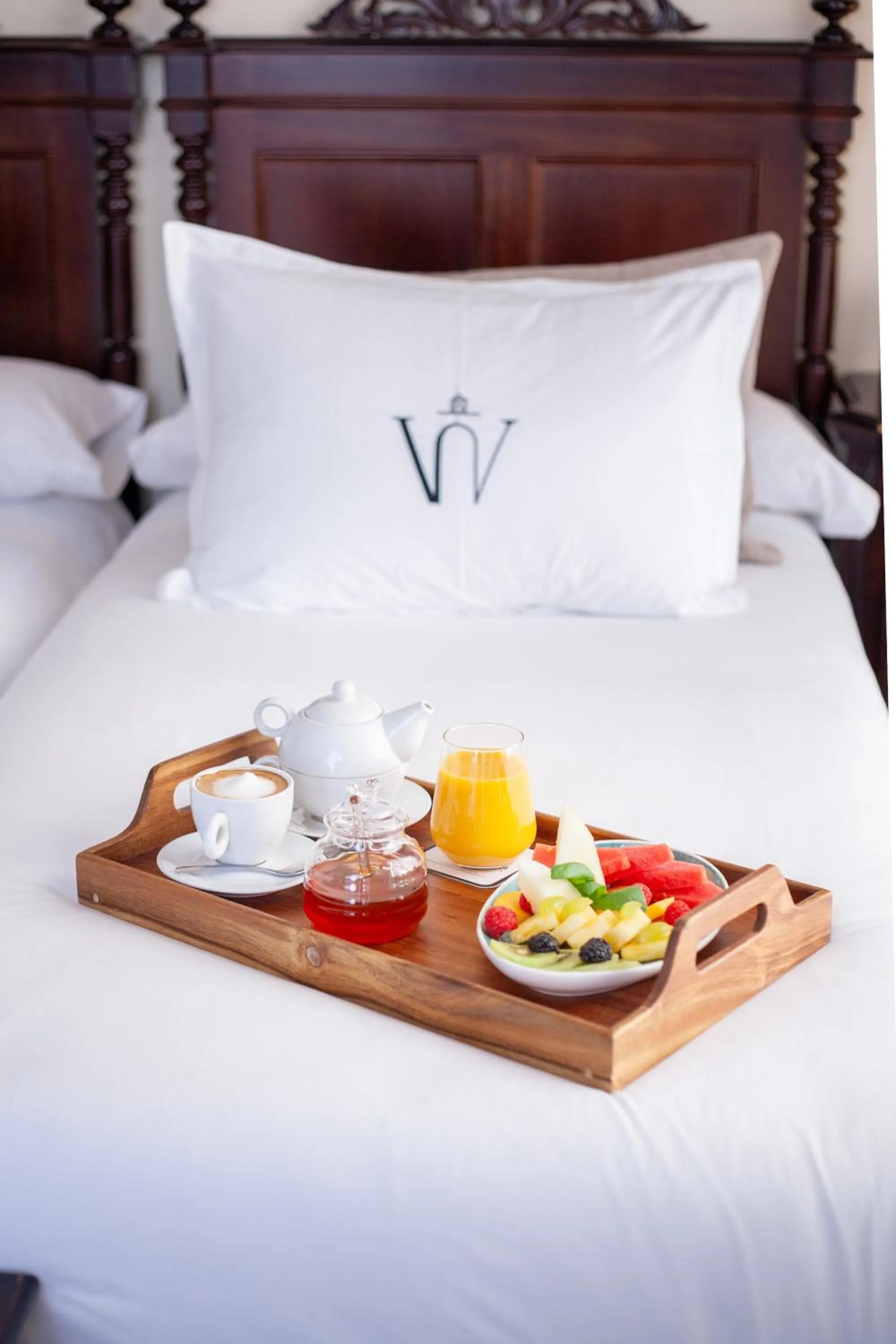 Bed in Hotel Palacio de Hemingway