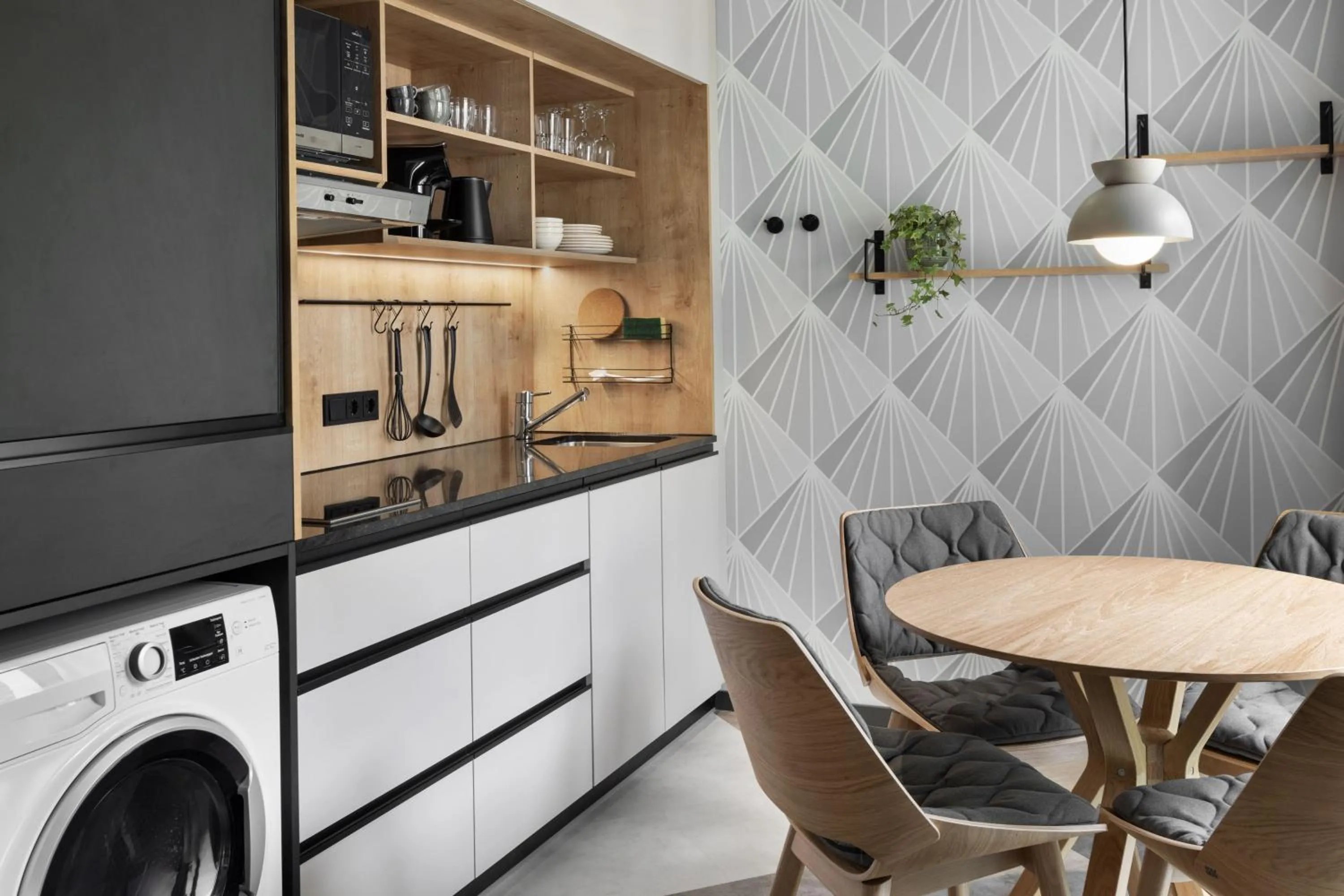 Kitchen or kitchenette in Stay KooooK Munich City - NEW OPENING
