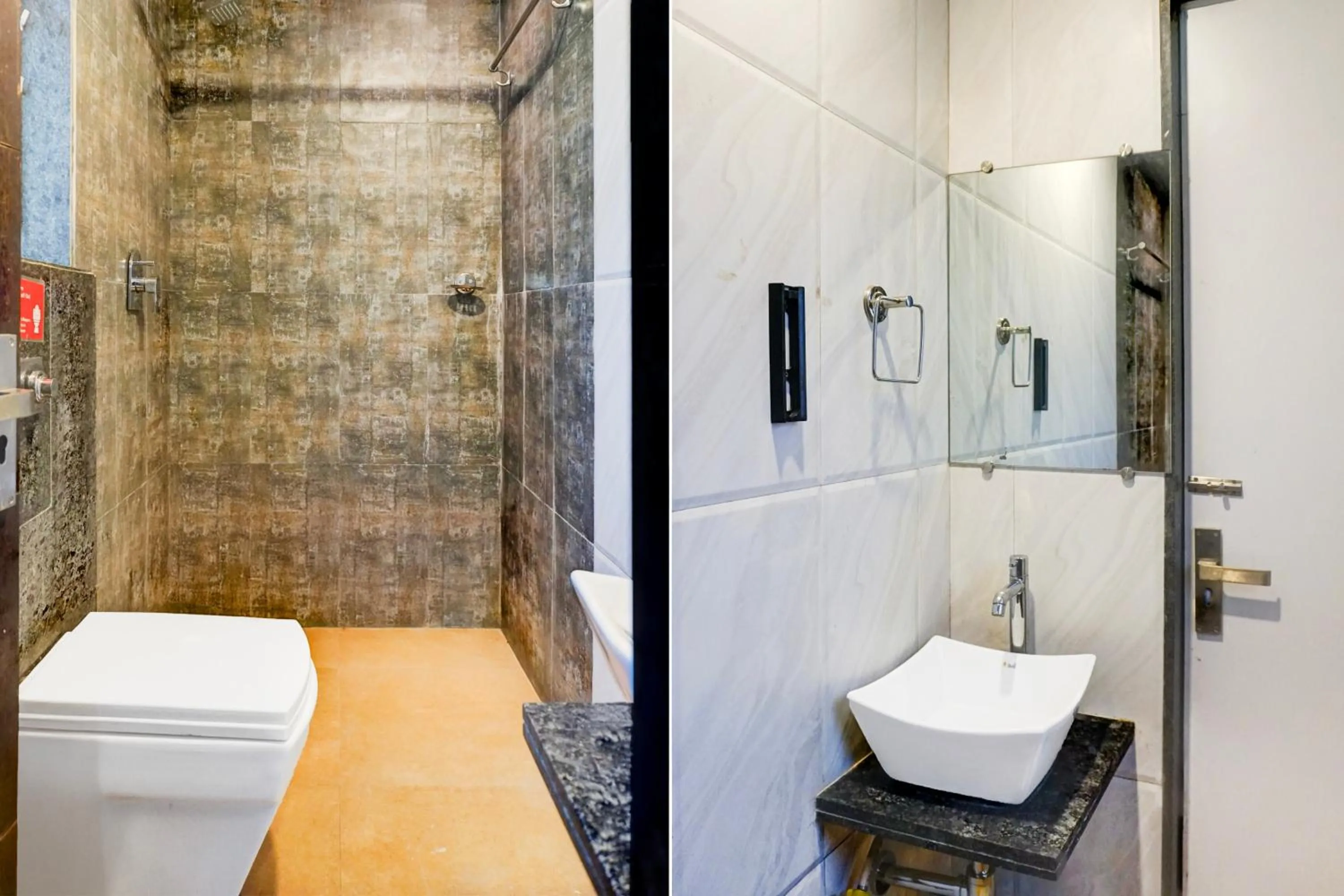 Bathroom in Super Collection O Khatri Park Formerly Aum Villa