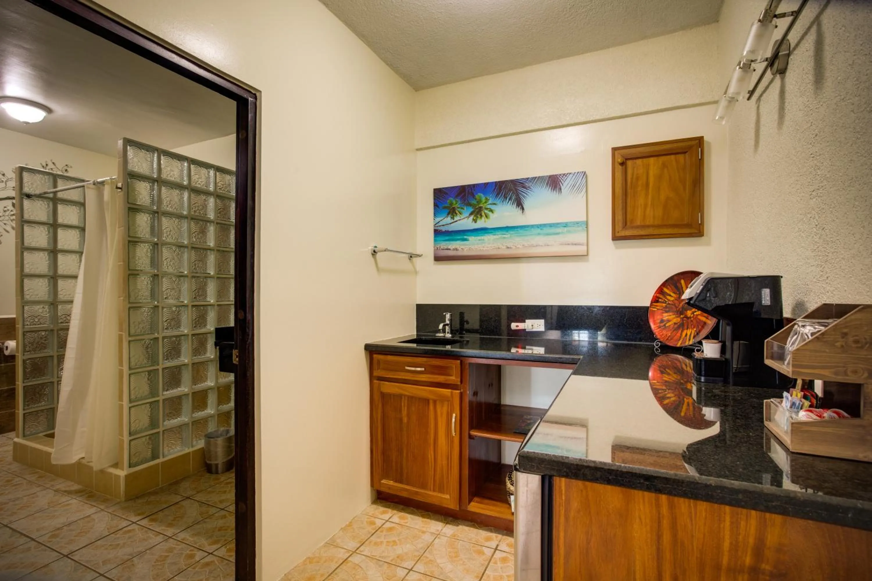 Kitchen or kitchenette in Mariposa Belize Beach Resort