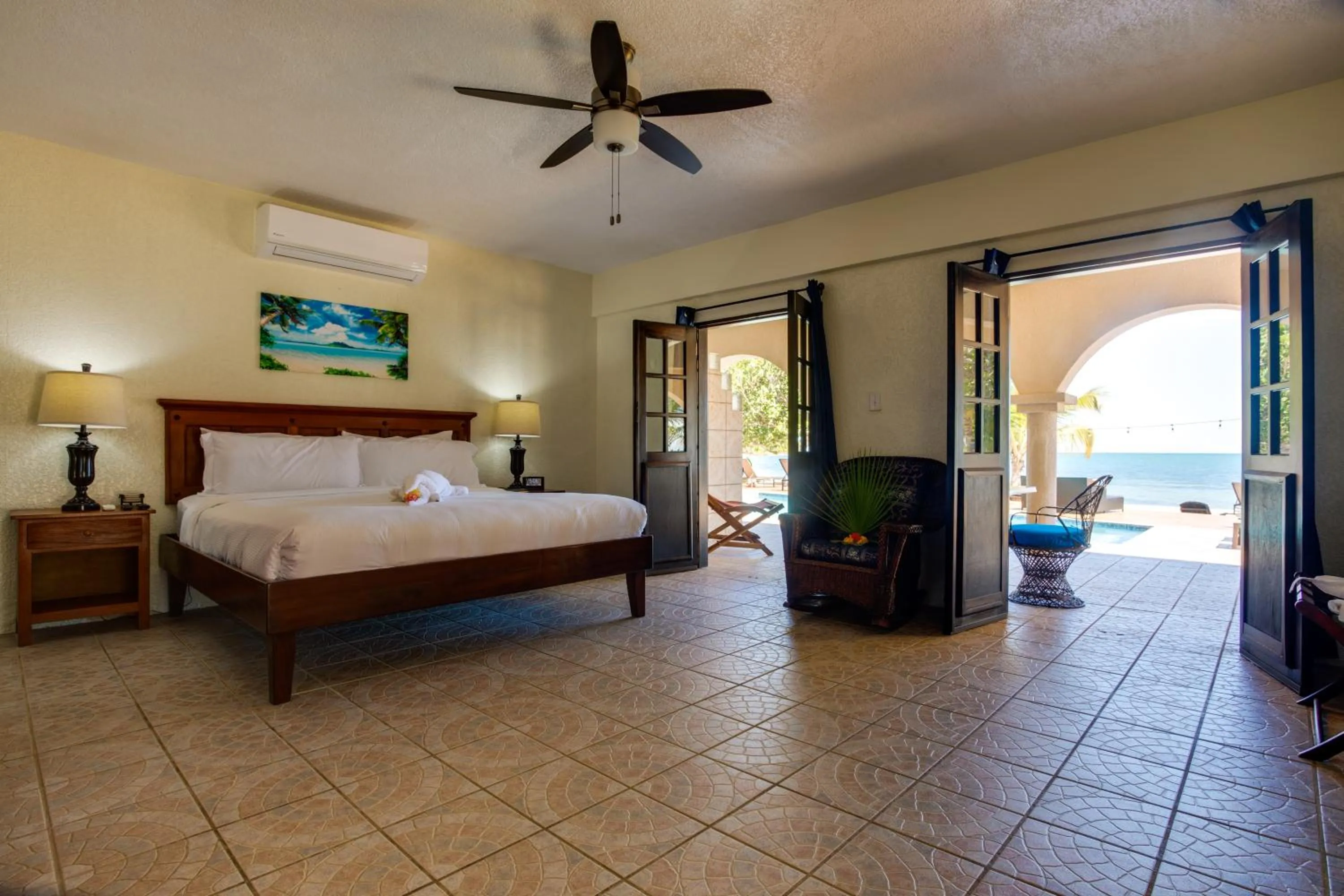 Photo of the whole room, Bed in Mariposa Belize Beach Resort