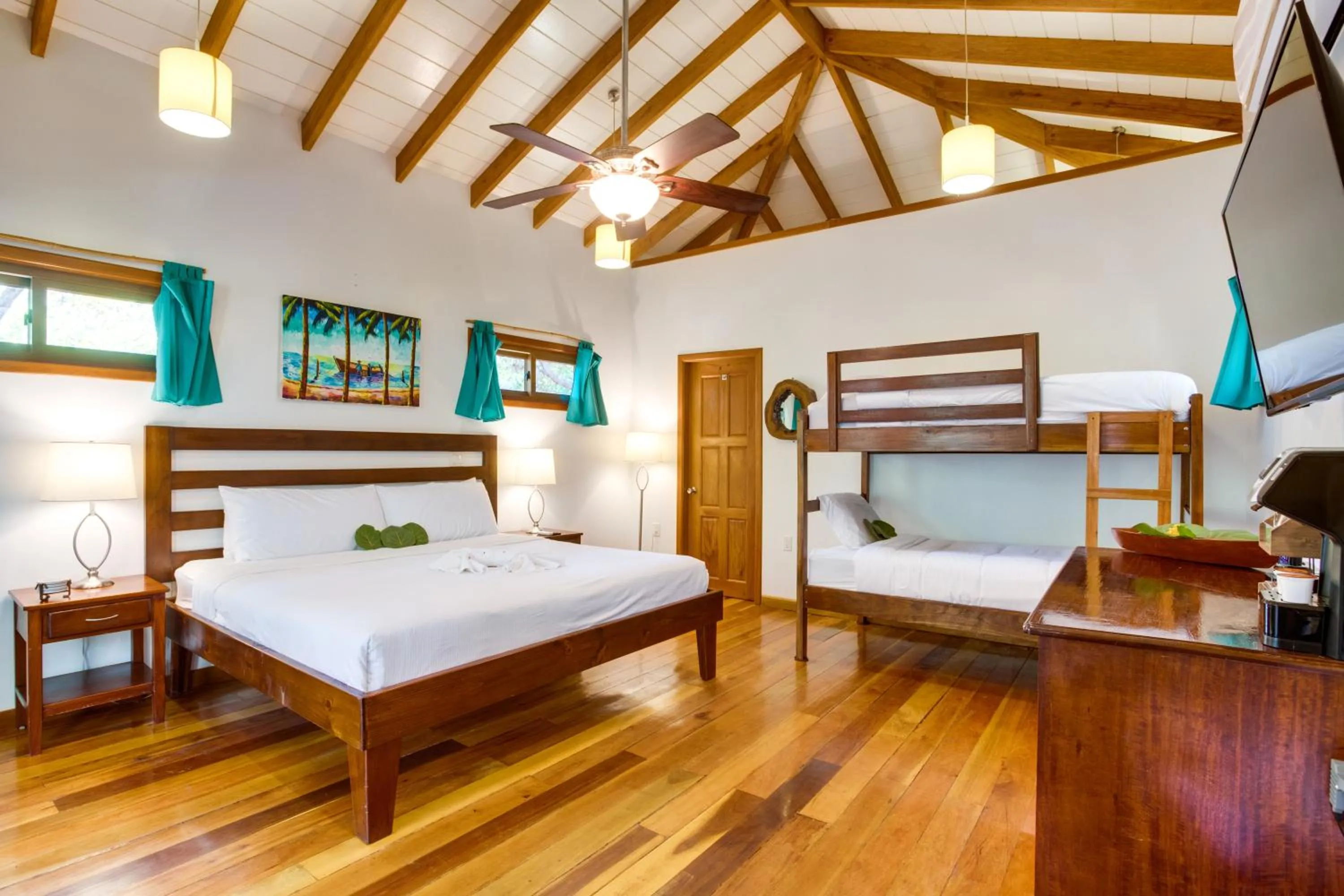 Photo of the whole room, Bed in Mariposa Belize Beach Resort