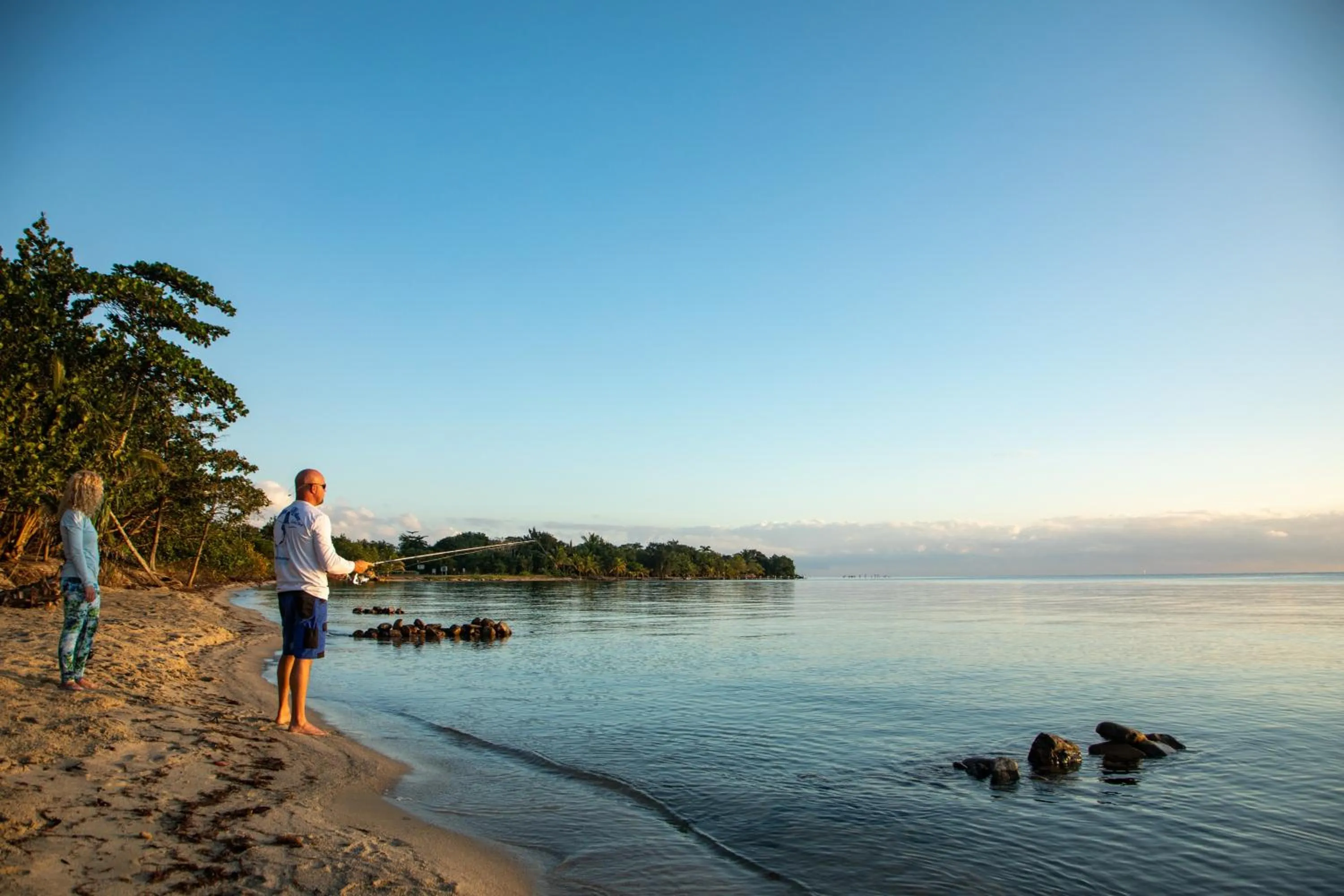 People in Mariposa Belize Beach Resort