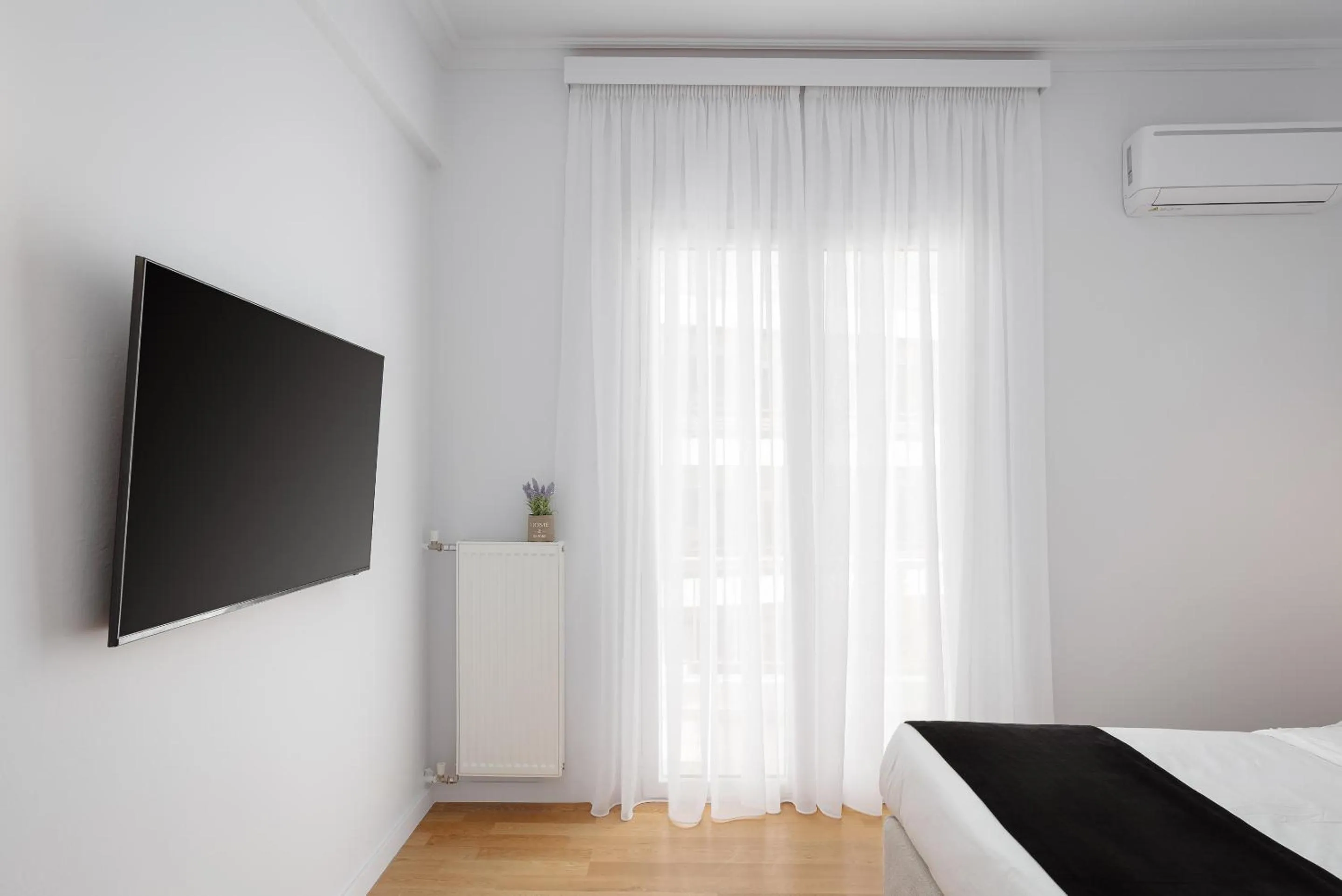 Bed in Acropolis Classy Apartments