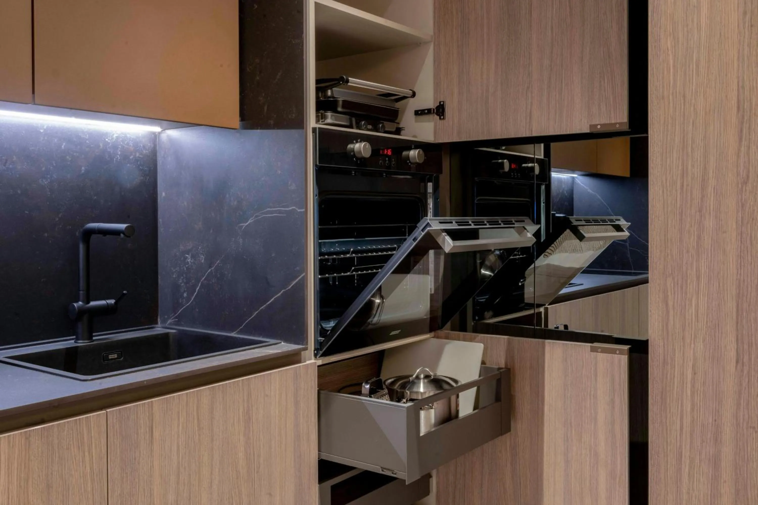 Kitchen or kitchenette in Residence Inn by Marriott Antalya