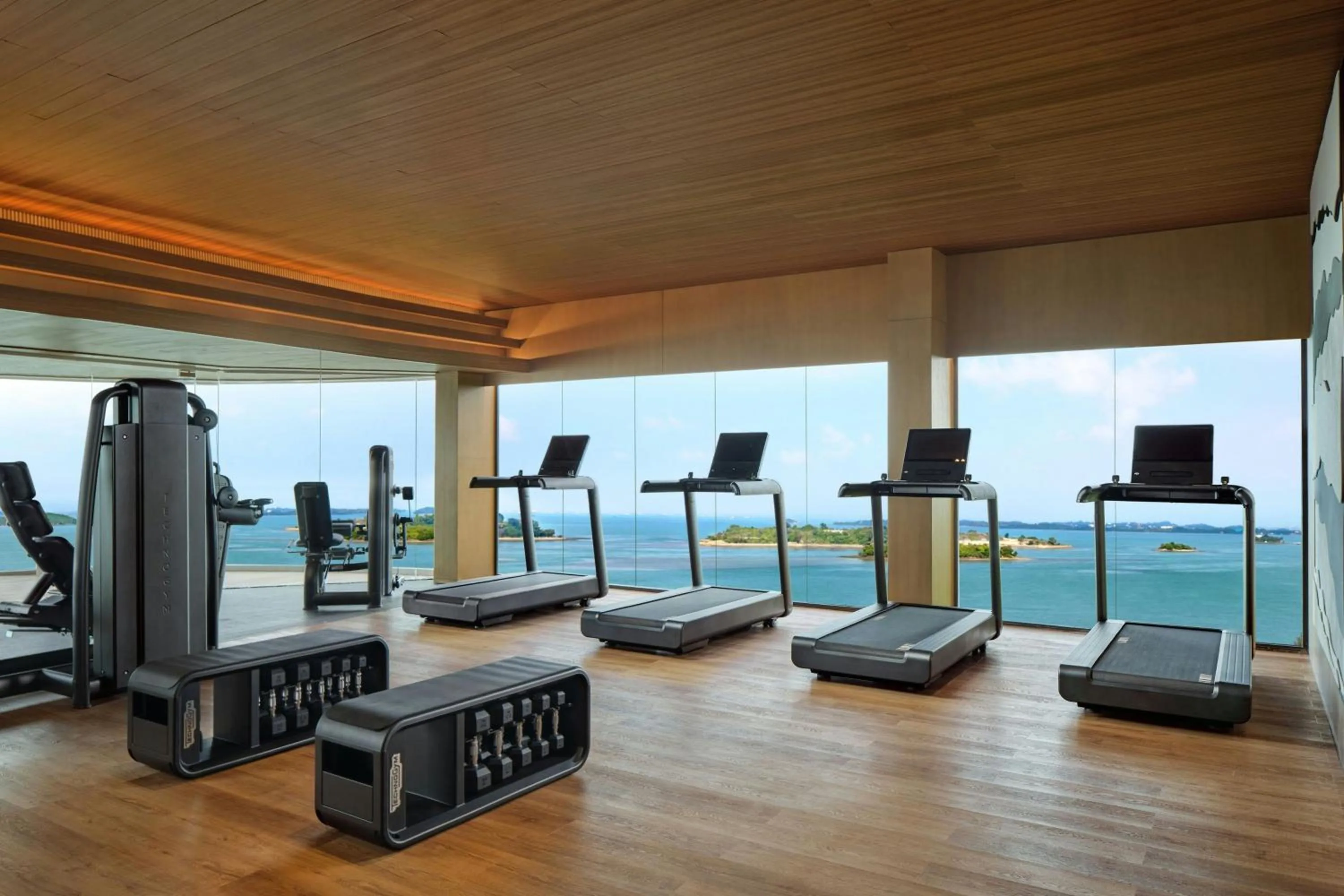 Fitness centre/facilities in The Westin Nirup Island Resort & Spa