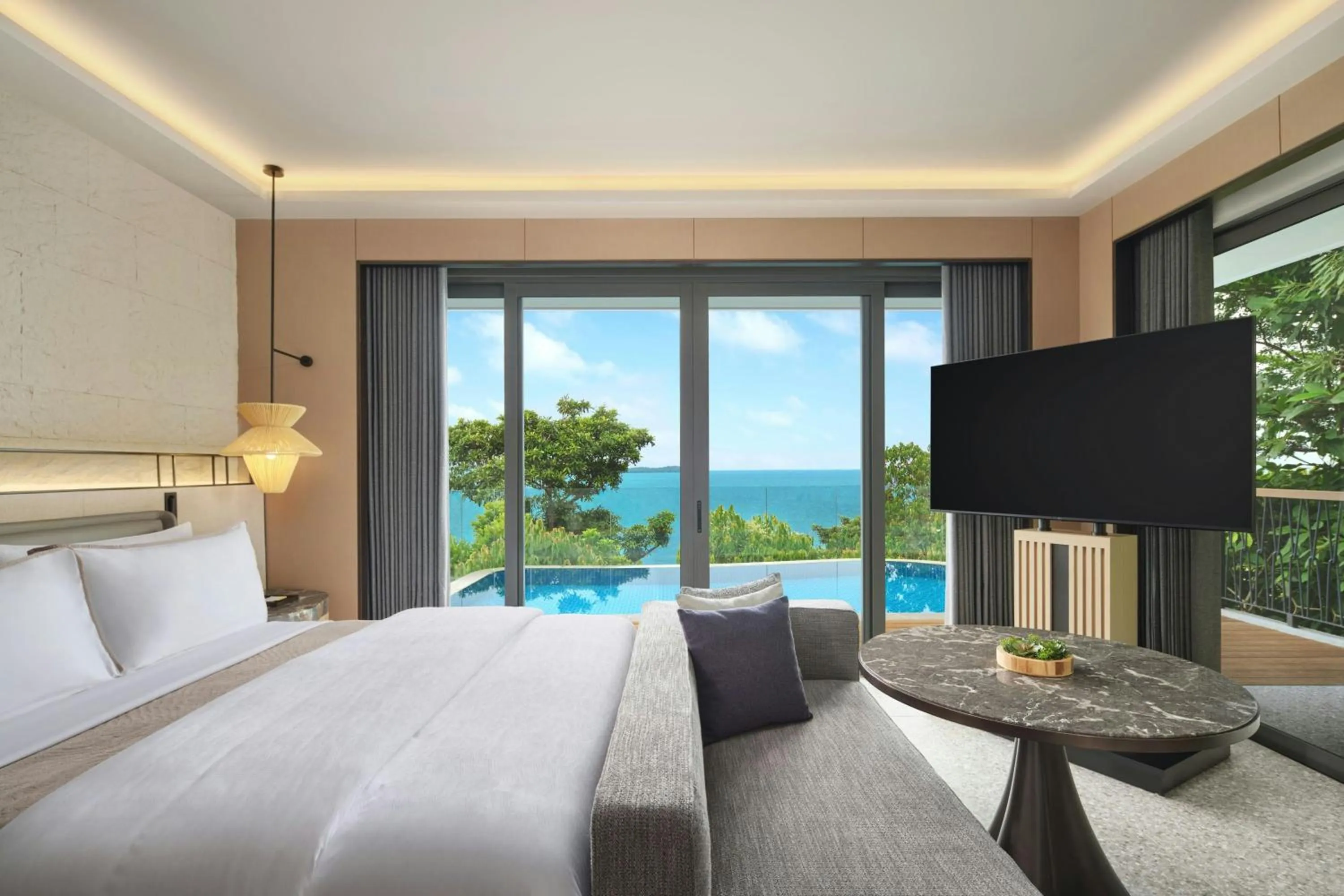 Bedroom, Bed in The Westin Nirup Island Resort & Spa