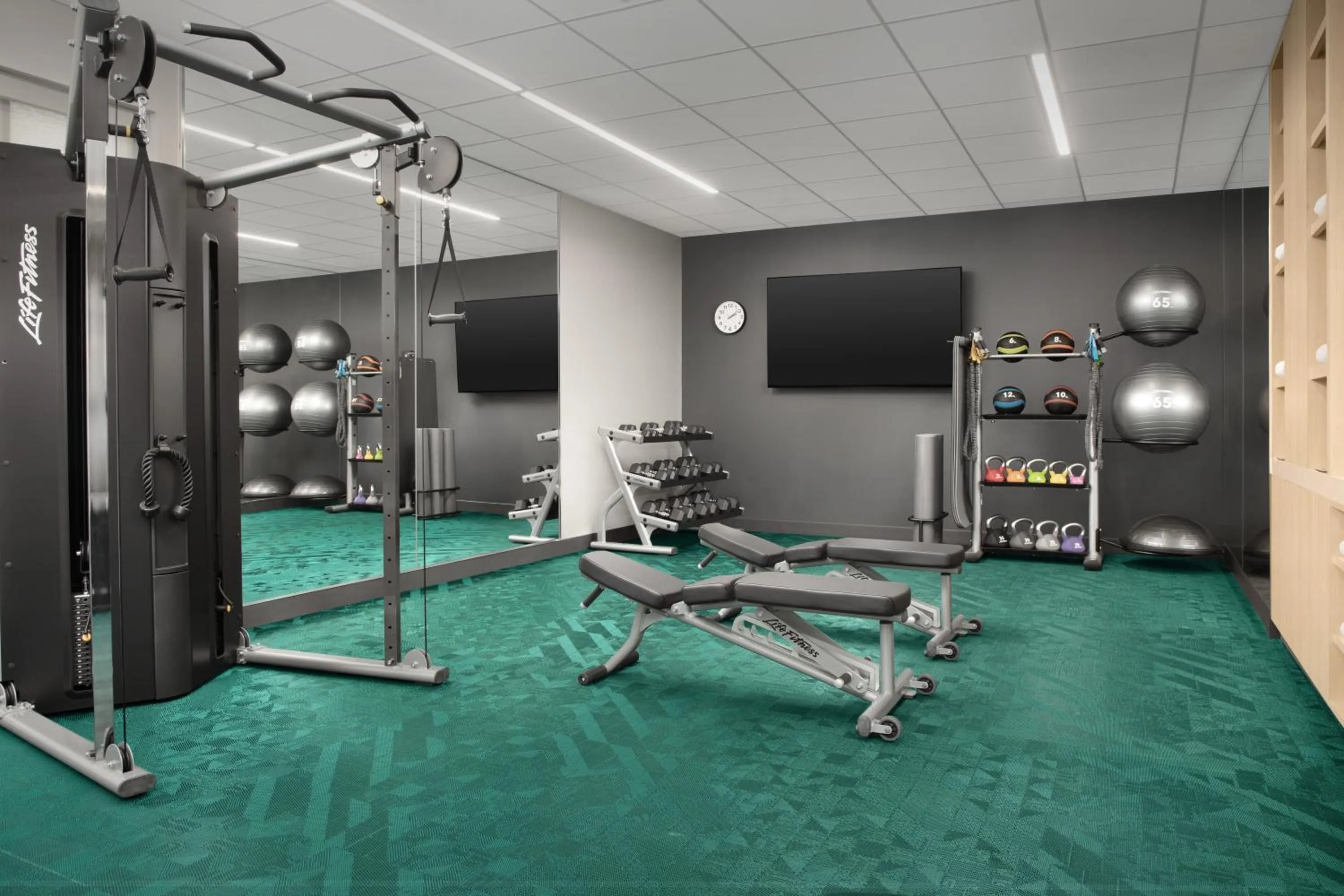 Fitness centre/facilities in TownePlace Suites by Marriott Jacksonville Mayport