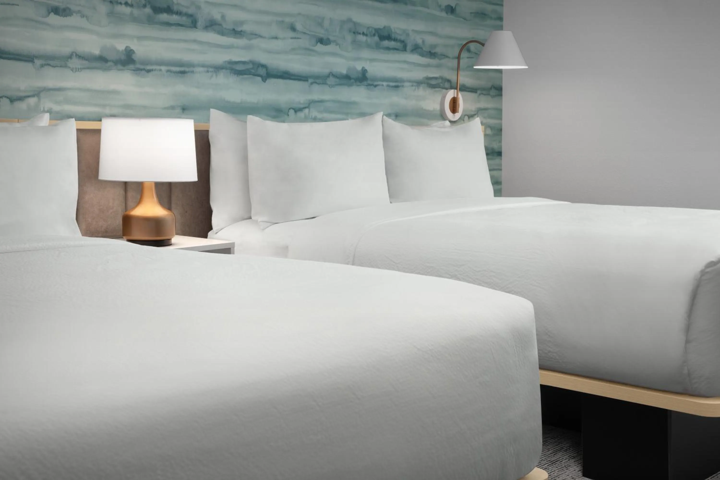 Bed in TownePlace Suites by Marriott Jacksonville Mayport