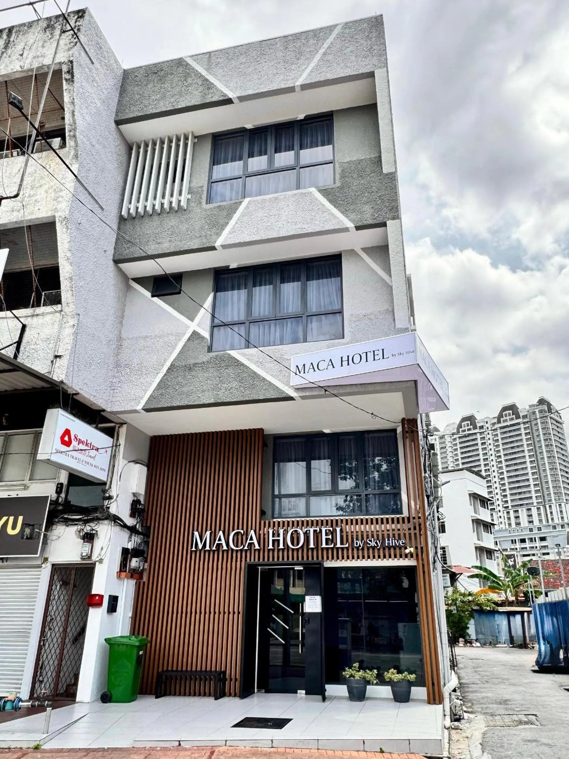 Property building in Maca Hotel by Sky Hive