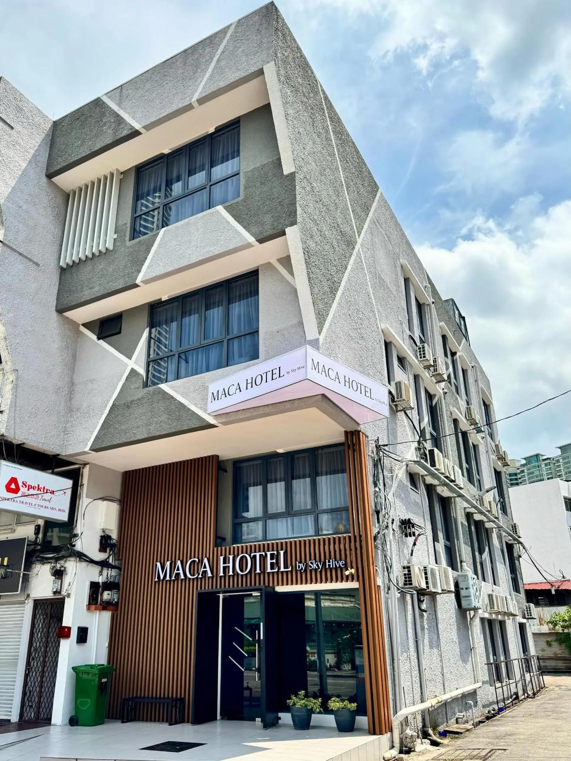 Property building in Maca Hotel by Sky Hive