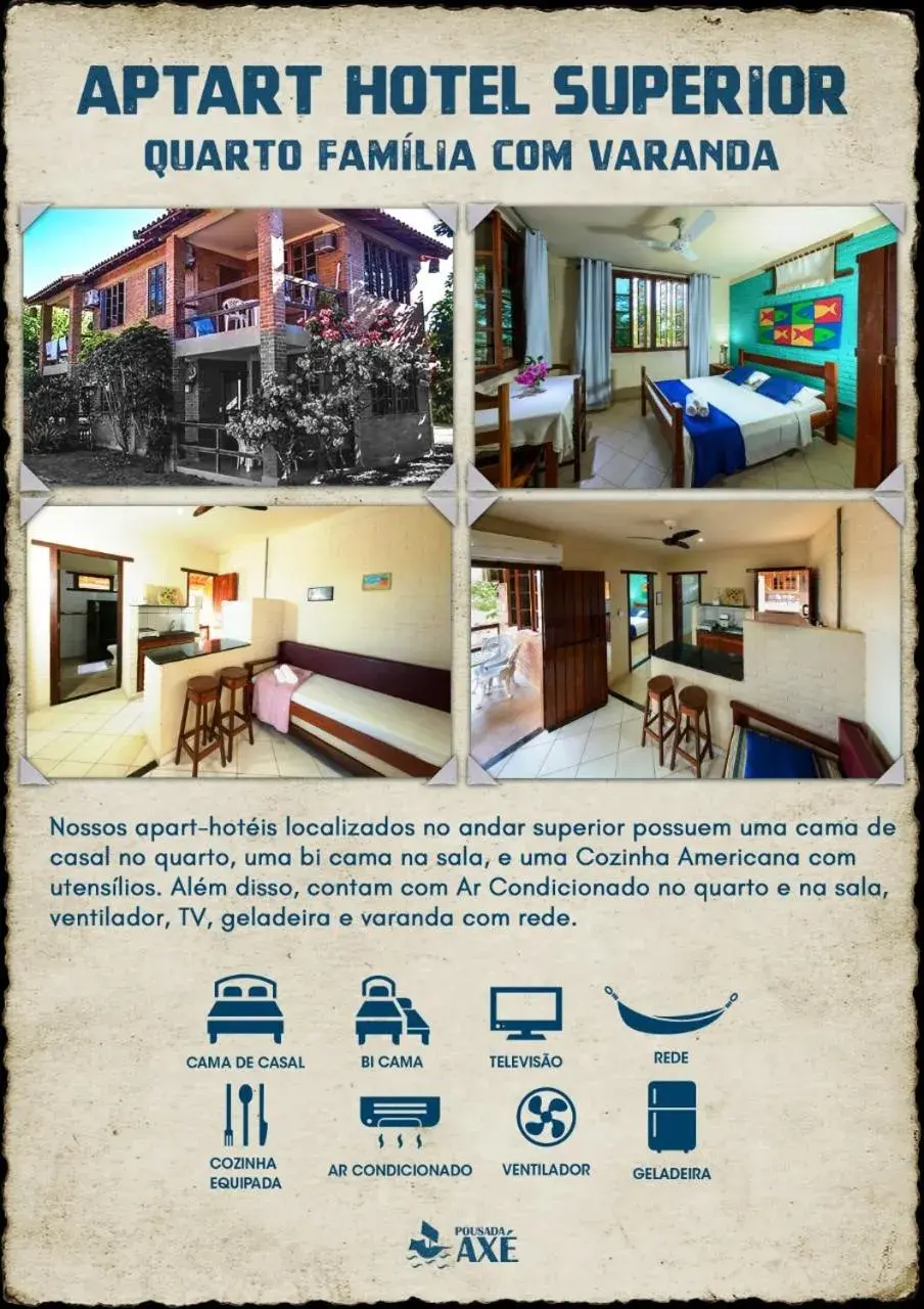 Family Room with Balcony (superior Floor) in Pousada Axe Family Room with Balcony (superior Floor) in Pousada Axe