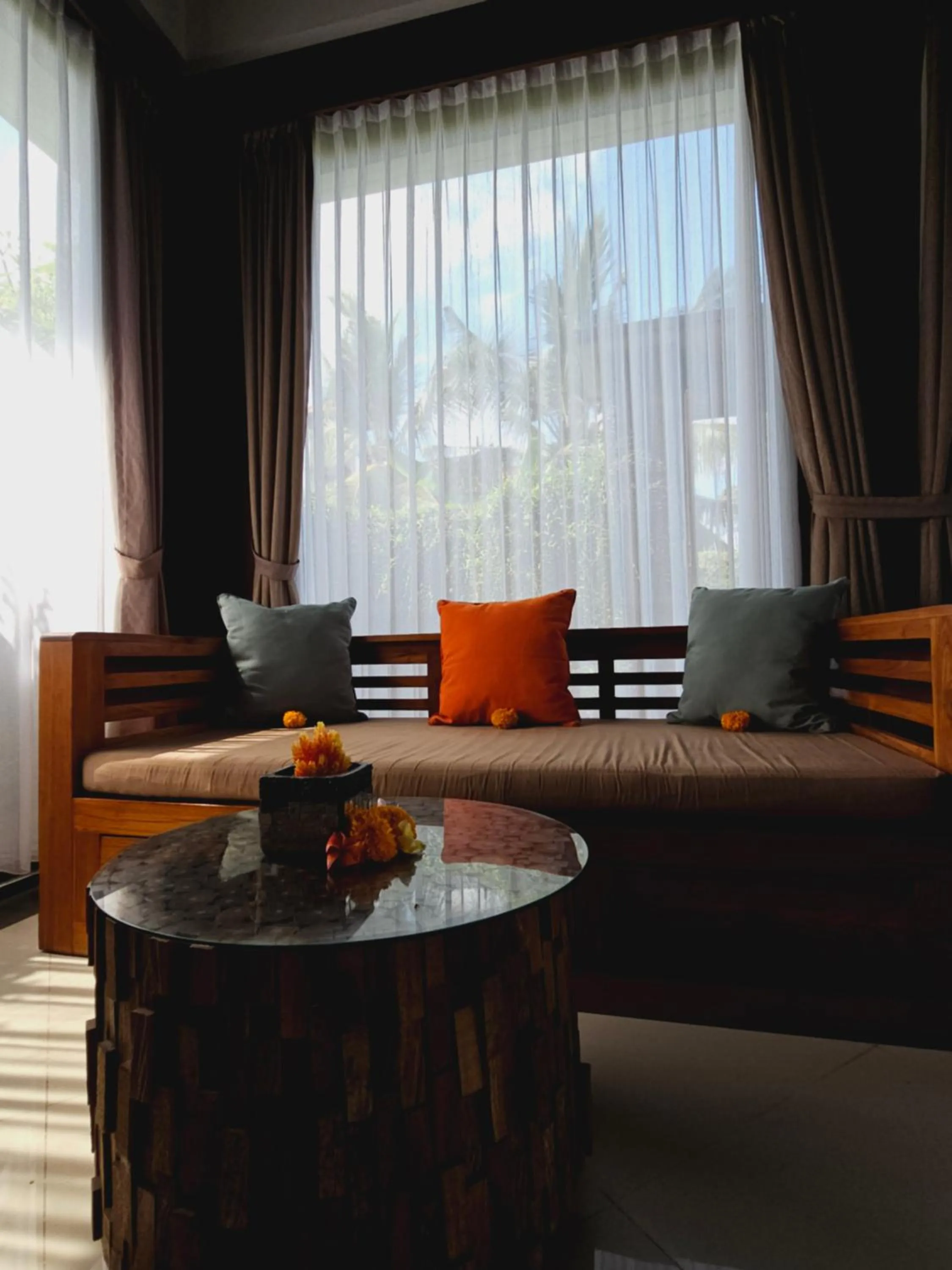 Living room in Ubud Paradise Villa