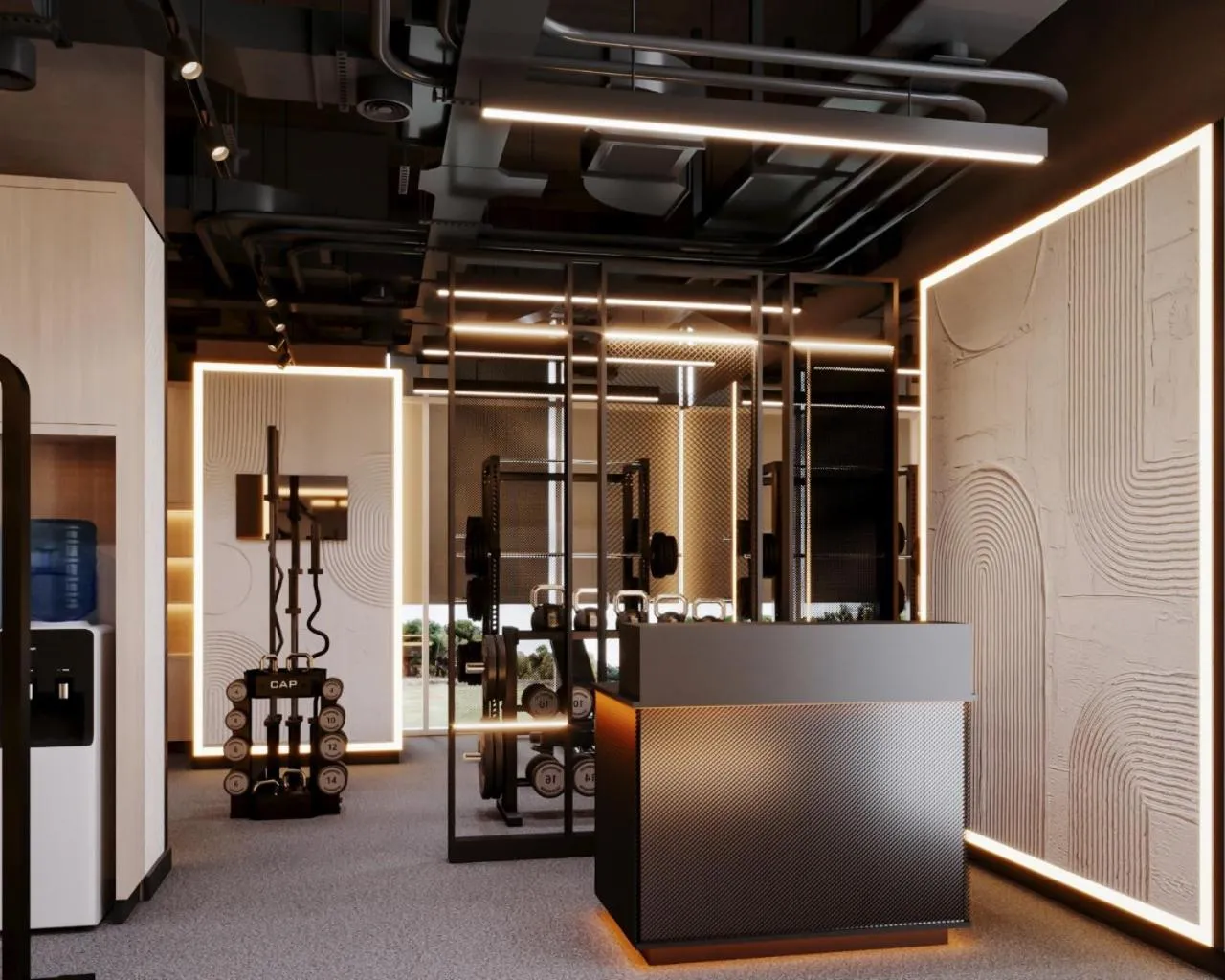Fitness centre/facilities in Grand Millennium Business Bay