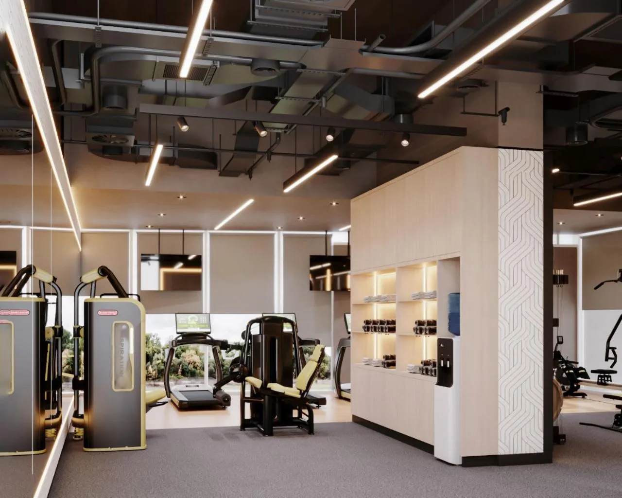 Fitness centre/facilities in Grand Millennium Business Bay