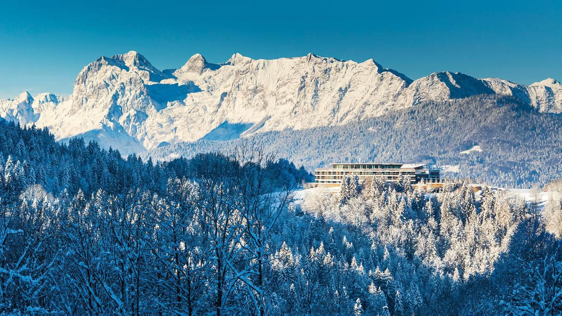 Property building in Kempinski Hotel Berchtesgaden