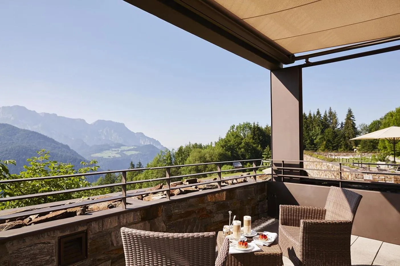 Balcony/Terrace in Kempinski Hotel Berchtesgaden