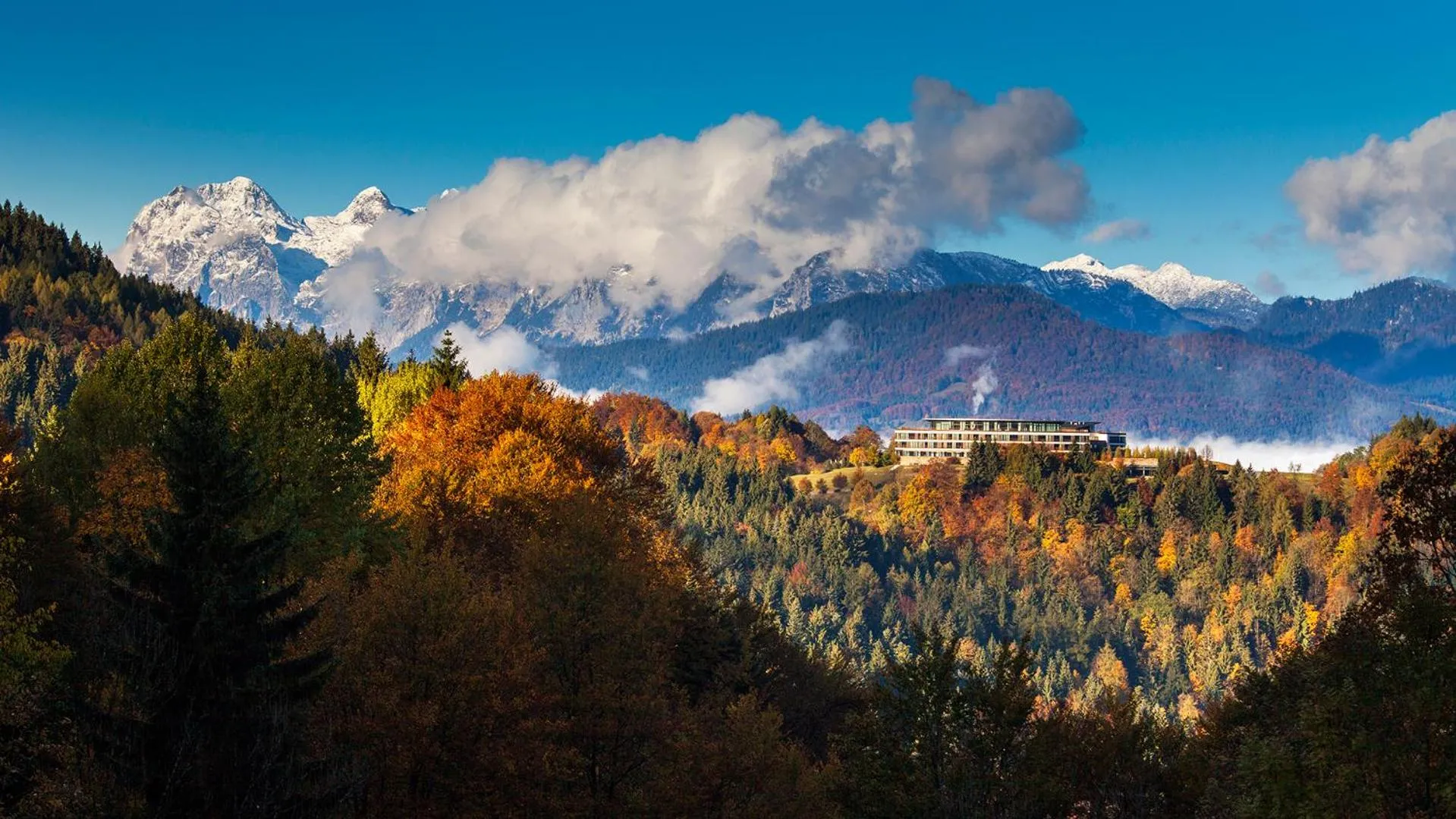 Property building in Kempinski Hotel Berchtesgaden