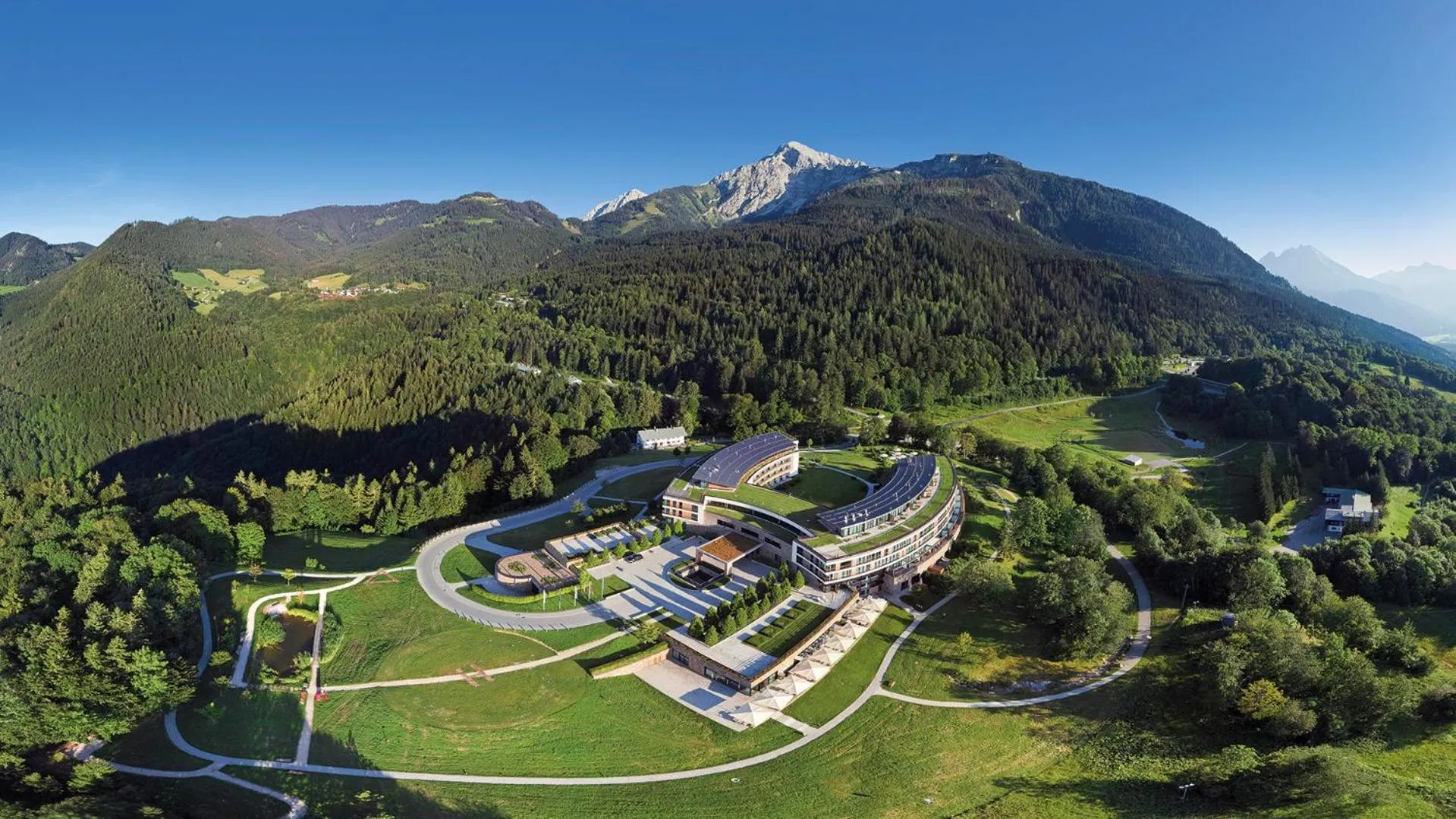 Bird's eye view in Kempinski Hotel Berchtesgaden