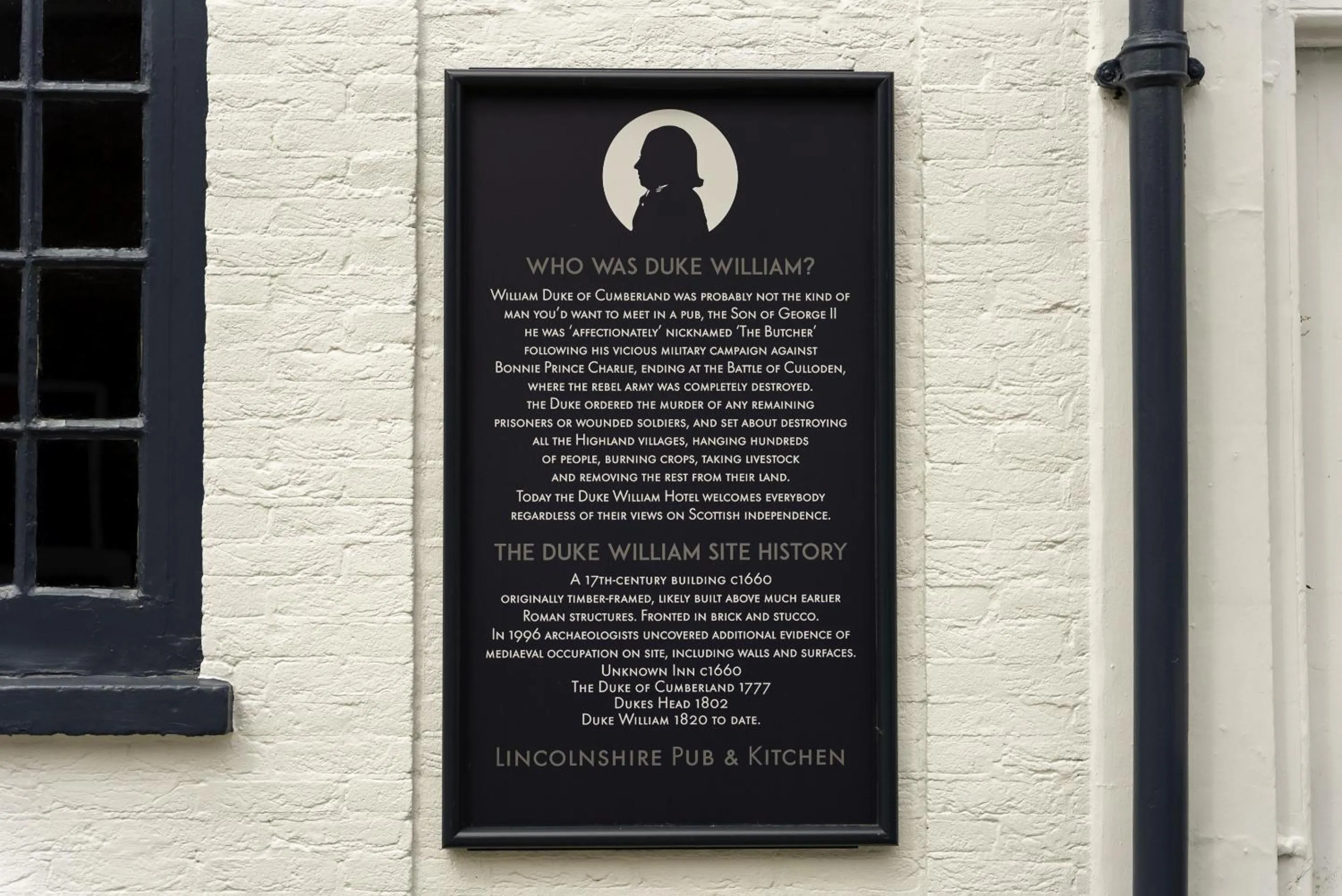 Property building in Duke William Hotel