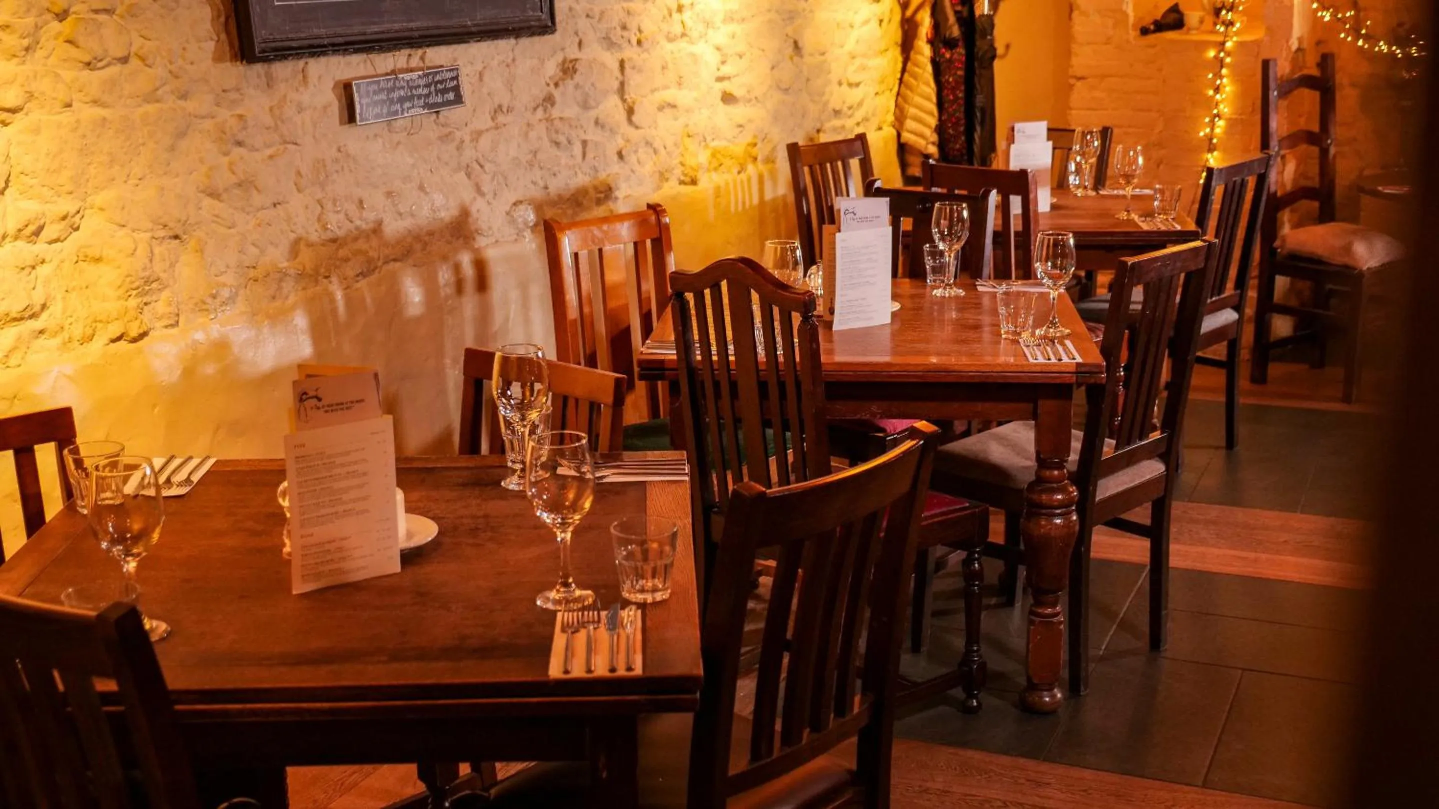 Dining area in Duke William Hotel