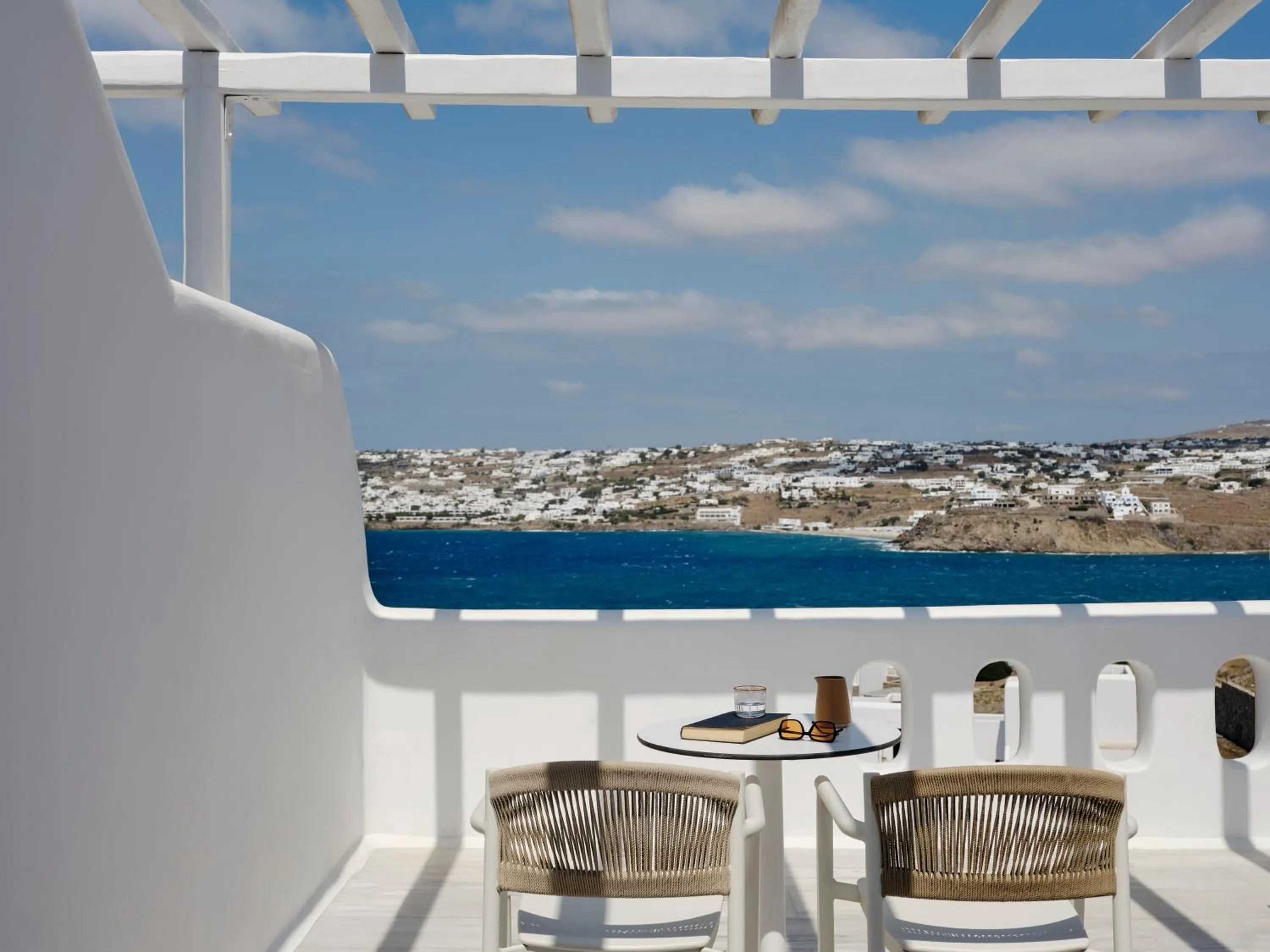 Balcony/Terrace in Mykonos No5 Luxury Suites & Villas