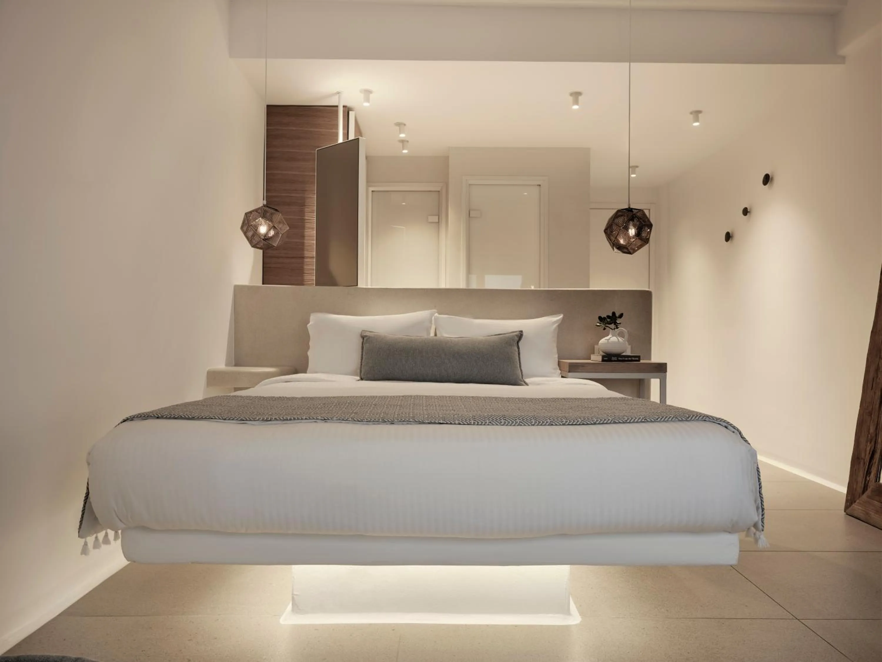 Bedroom, Bed in Mykonos No5 Luxury Suites & Villas