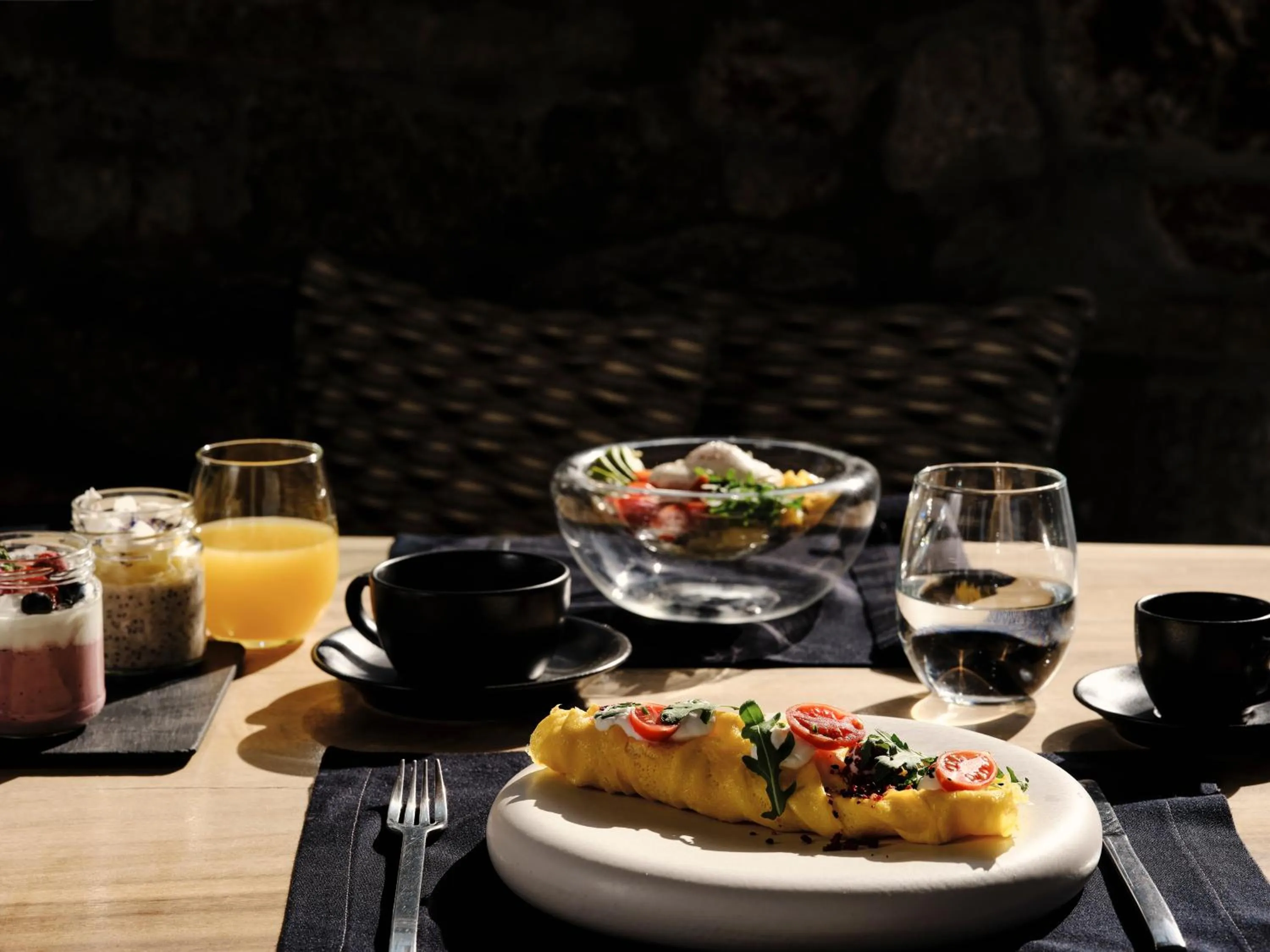 Breakfast in Mykonos No5 Luxury Suites & Villas