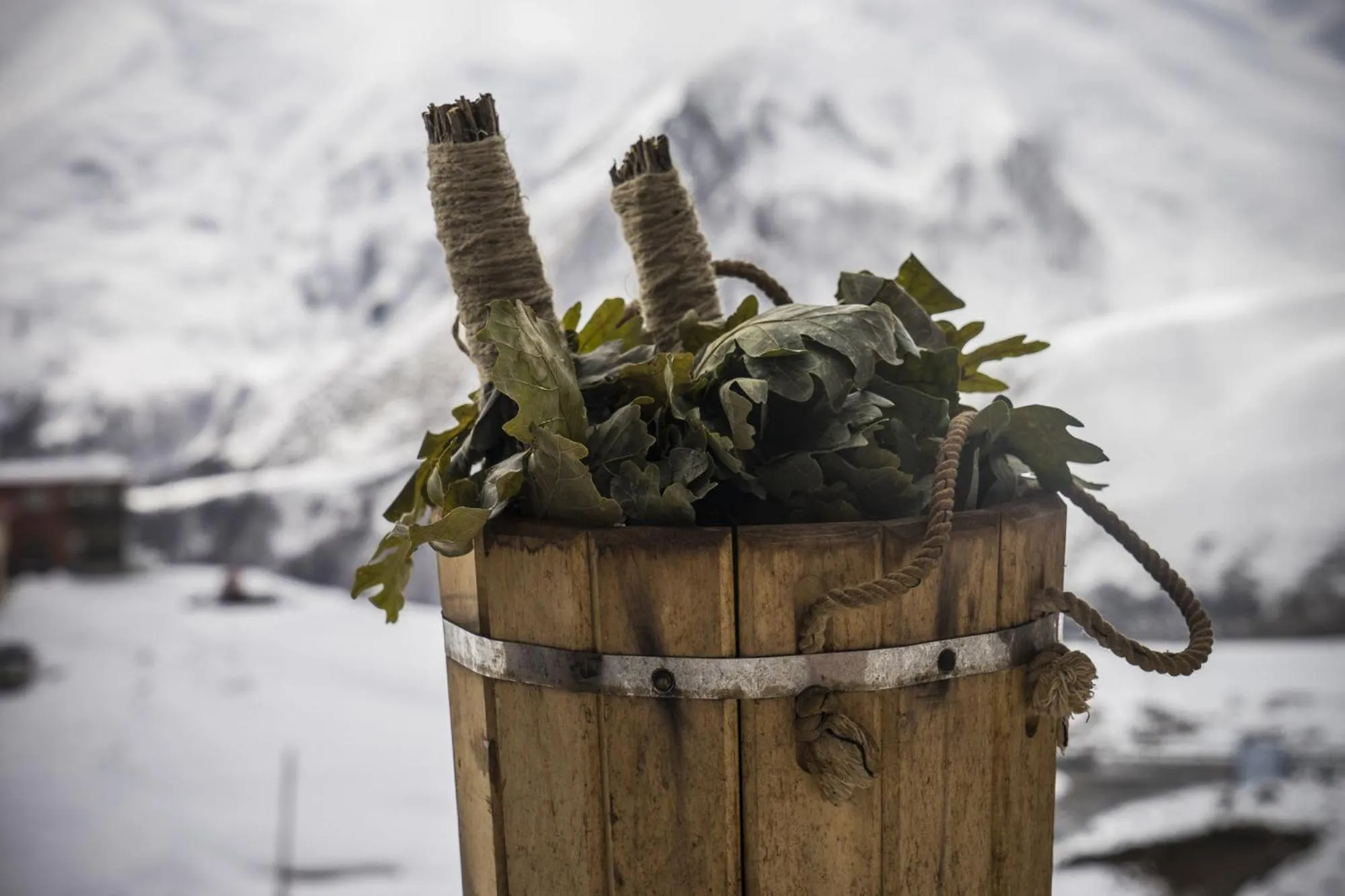 Sauna in Tsar Bani Spa Resort