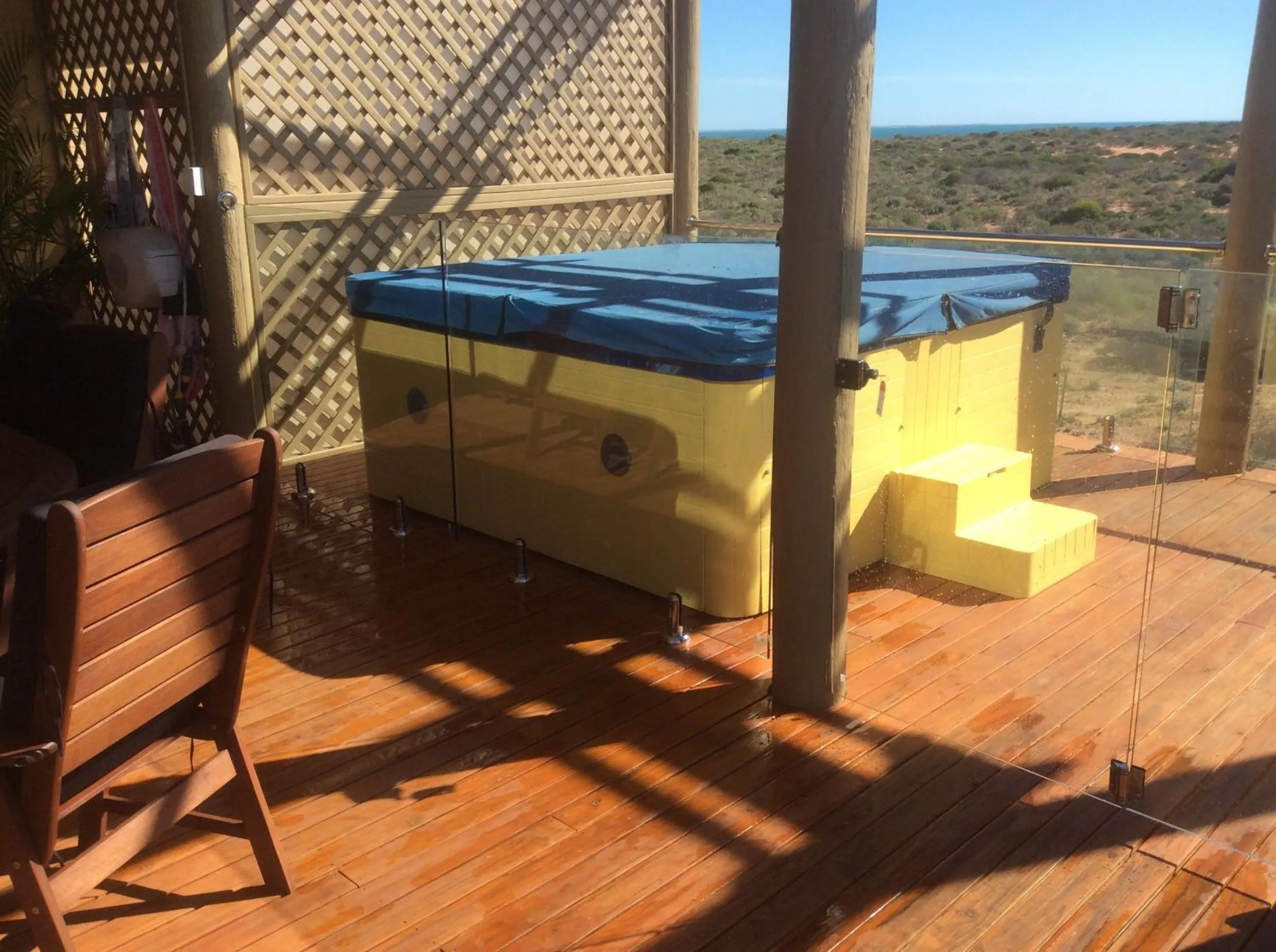 Hot Tub in On the Deck @ Shark Bay