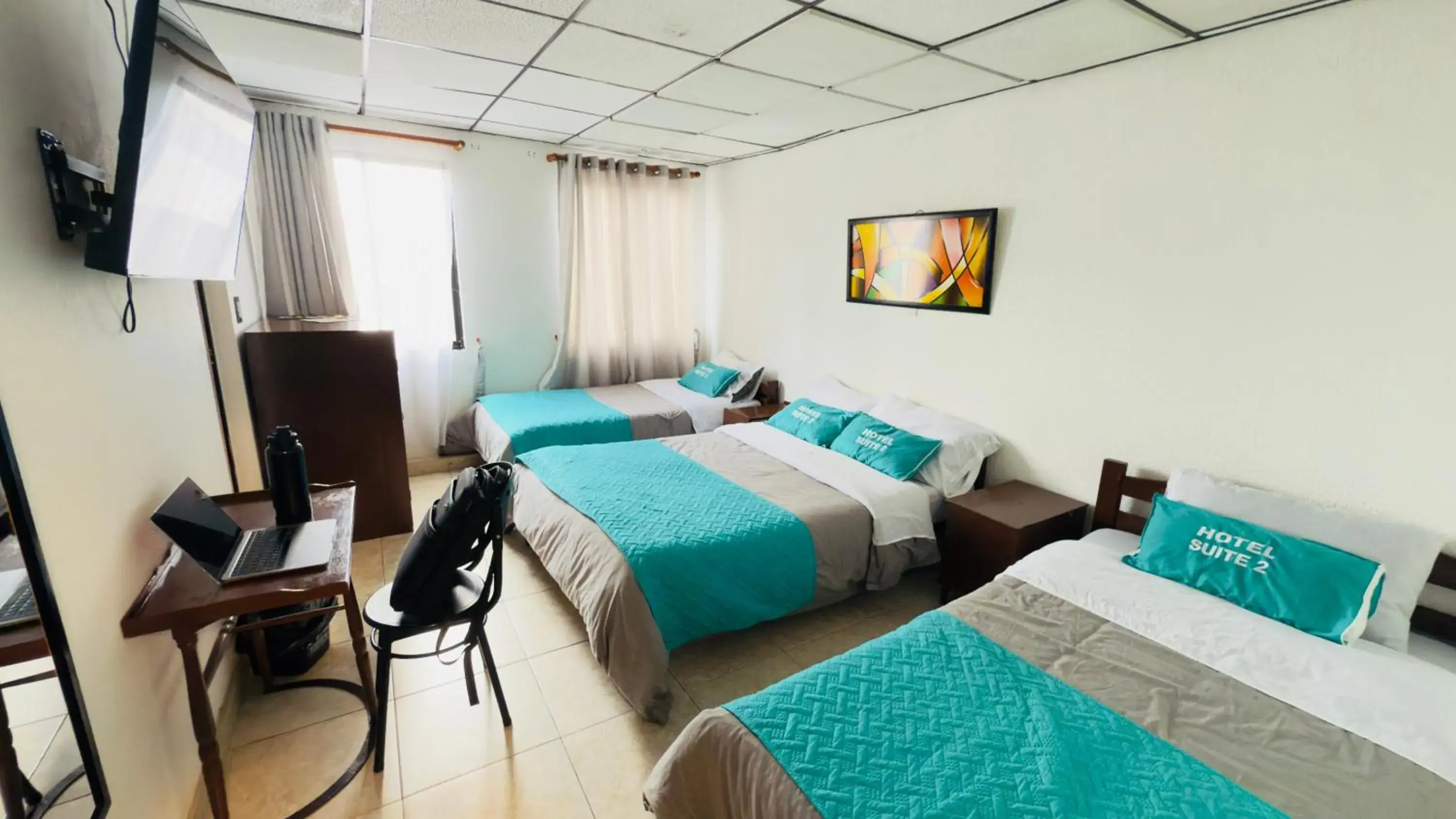 Superior Twin Room with City View in Hotel Suite Centro Bogotá Superior Twin Room with City View in Hotel Suite Centro Bogotá