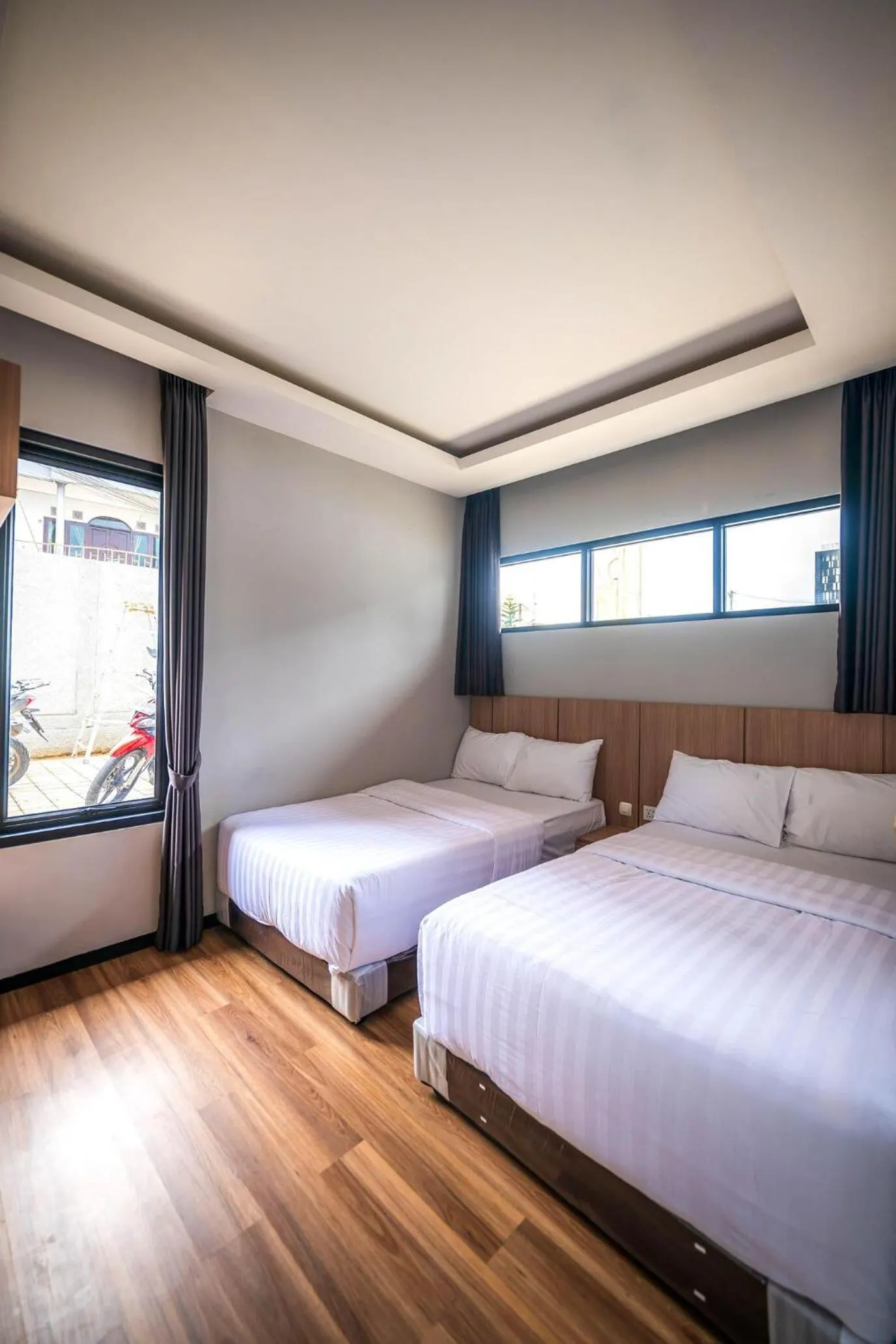 Bed in Elge Hotel and Villa Sarangan